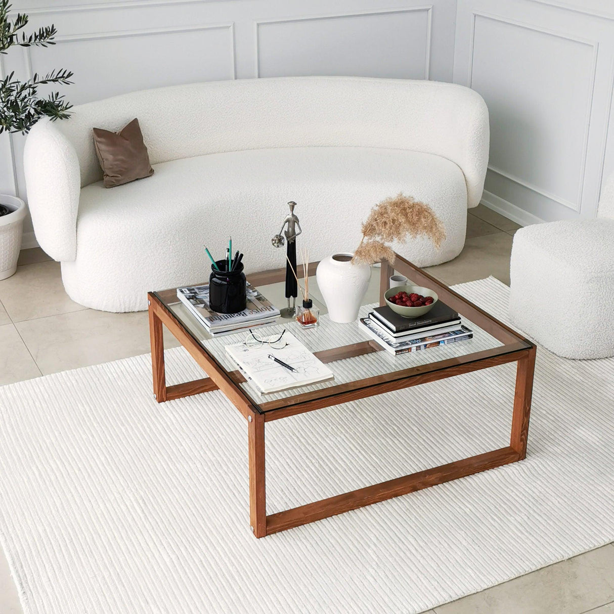 Măsuță de cafea Via, Diverse culori, Diverse dimensiuni - Lemn - 90x90x40 cm | SKU: 552NOS1441 | Măsuță de cafea Via, varianta Lemn - 90x90x40 cm, produs pentru amenajarea locuinței, disponibil online în România la CasaMob