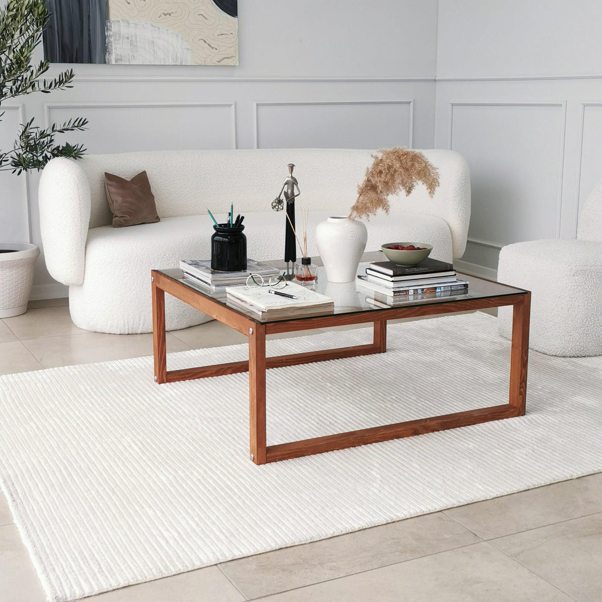 Măsuță de cafea Via, Diverse culori, Diverse dimensiuni - Lemn - 90x90x40 cm | SKU: 552NOS1441 | Măsuță de cafea Via, varianta Lemn - 90x90x40 cm, produs pentru amenajarea locuinței, disponibil online în România la CasaMob