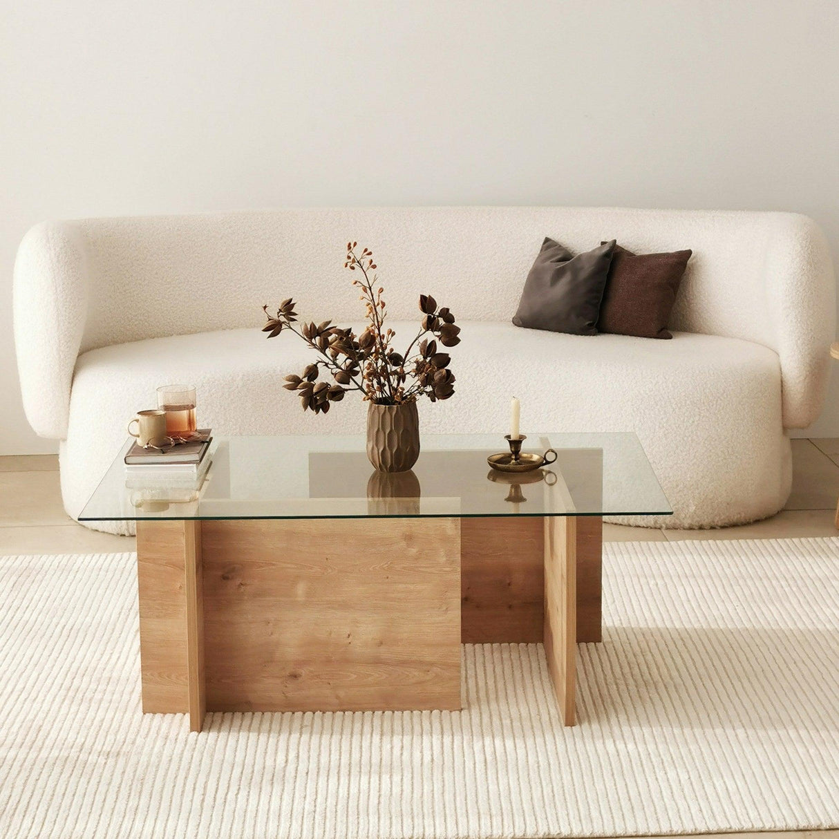 Măsuță de cafea Escape, Diverse culori, Diverse dimensiuni - Stejar safir - 105x65x40 cm | SKU: 552NOS2271 | Măsuță de cafea Escape, varianta Stejar safir - 105x65x40 cm, produs pentru amenajarea locuinței, disponibil online în România la CasaMob