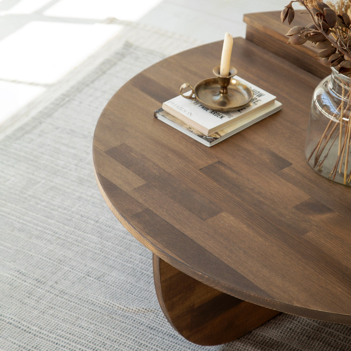 Măsuță de cafea Podium Wood, Diverse culori, 90x60x30 cm - Nuc | SKU: 552NOS1476 | Măsuță de cafea Podium Wood, 90x60x30 cm, varianta Nuc, produs pentru amenajarea locuinței, disponibil online în România la CasaMob