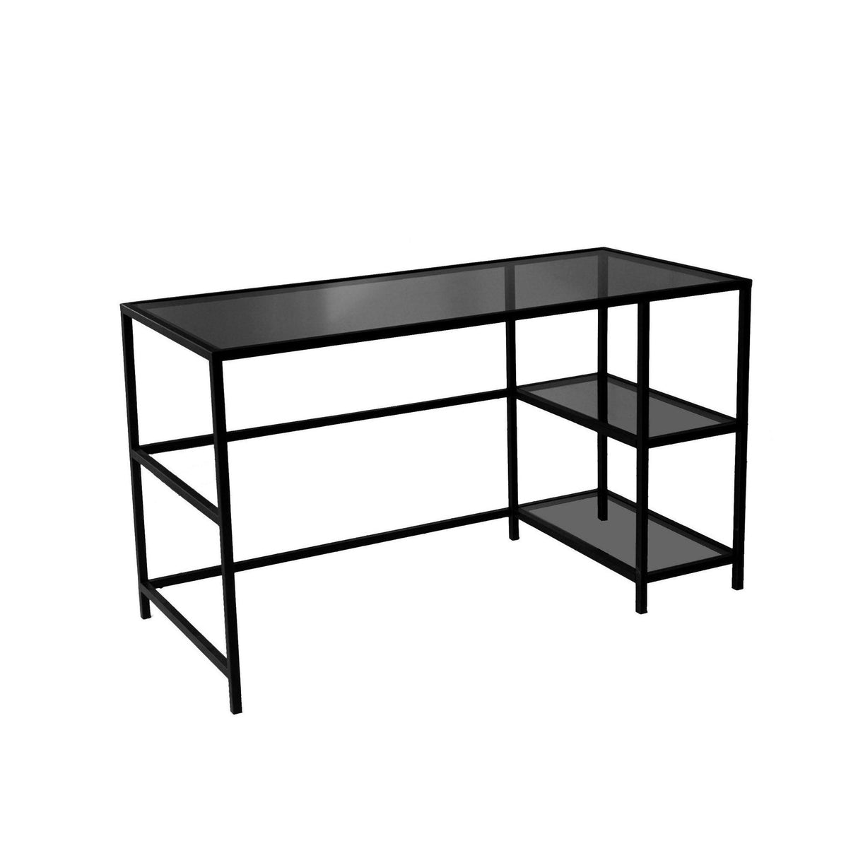 Birou Master M101F, Negru, 60x75x130 cm