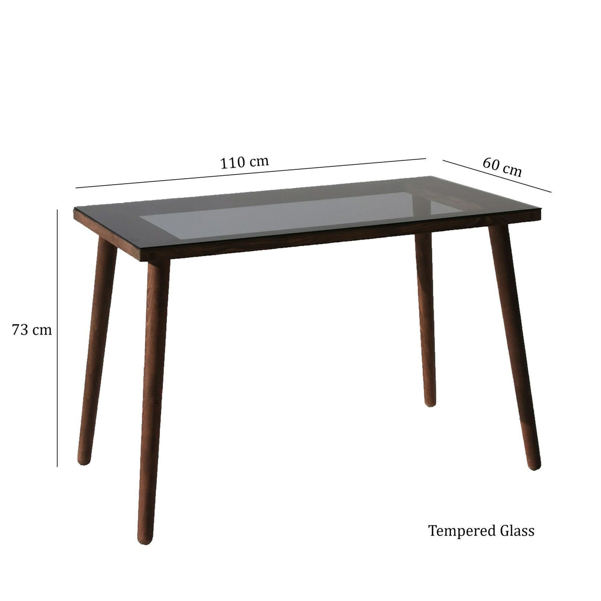 Birou Cozy, Nuc, 60x73x110 cm
