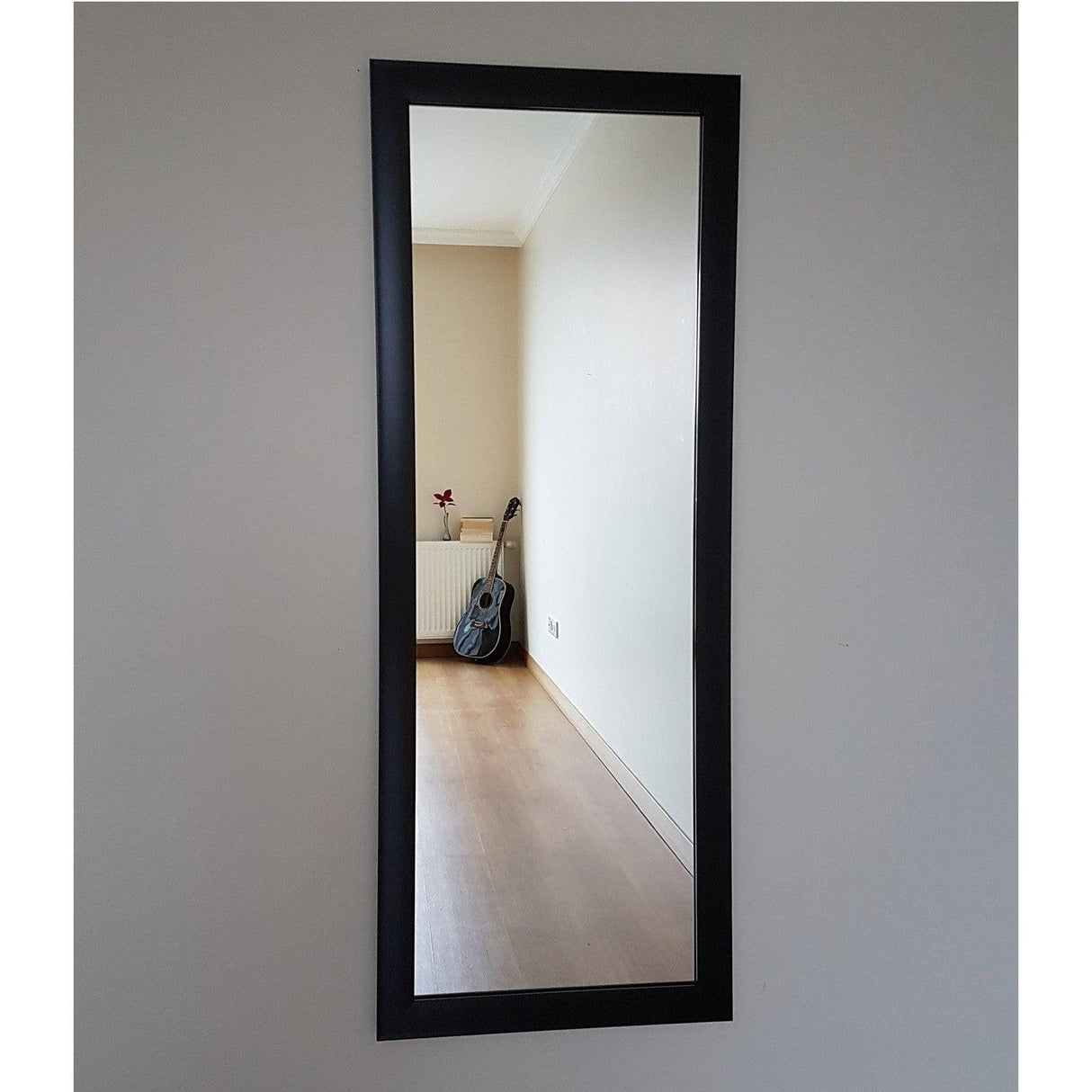 Oglindă A203, Negru, 3x105x40 cm