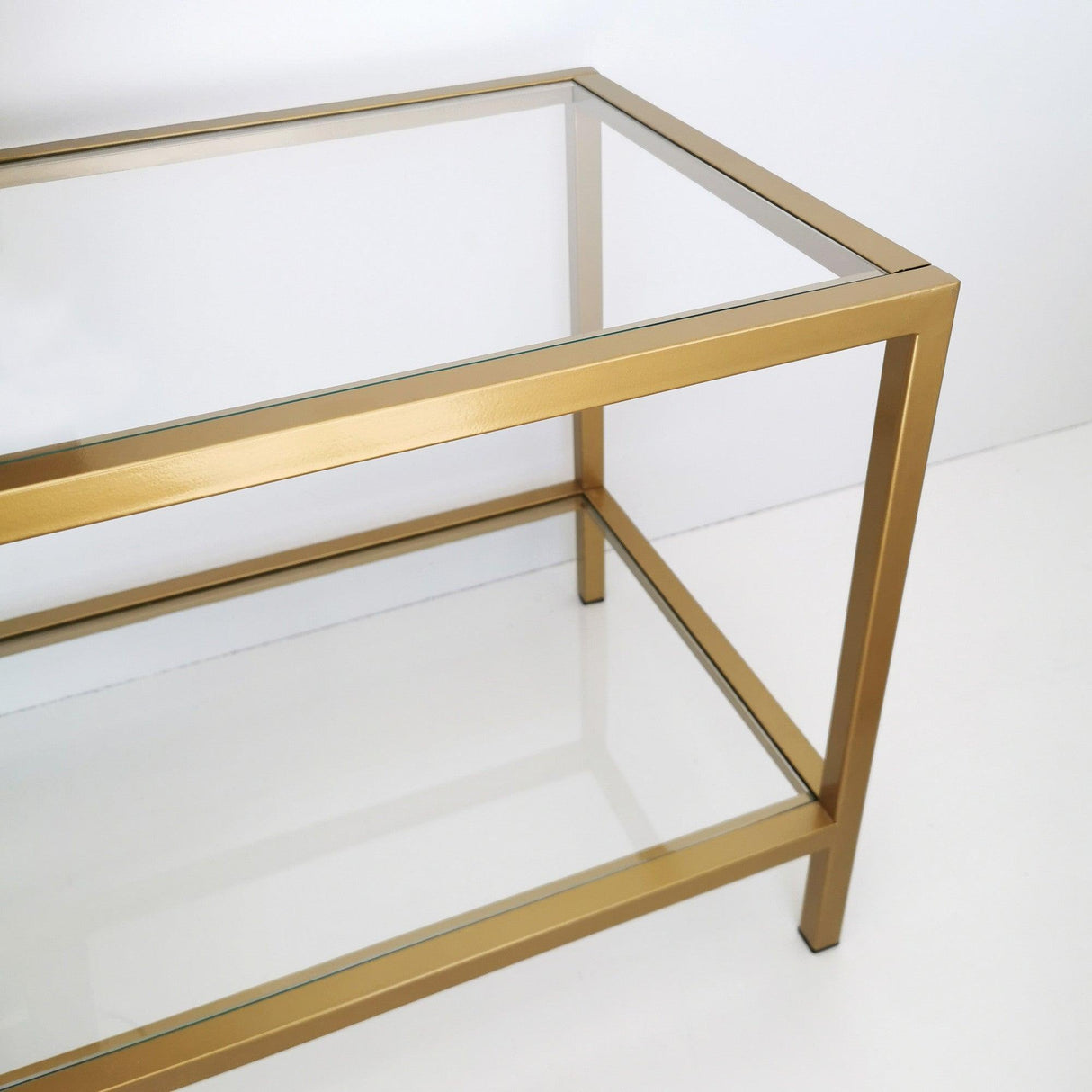 Comoda TV Basic Gold TV501, Aur, 40x45x130 cm