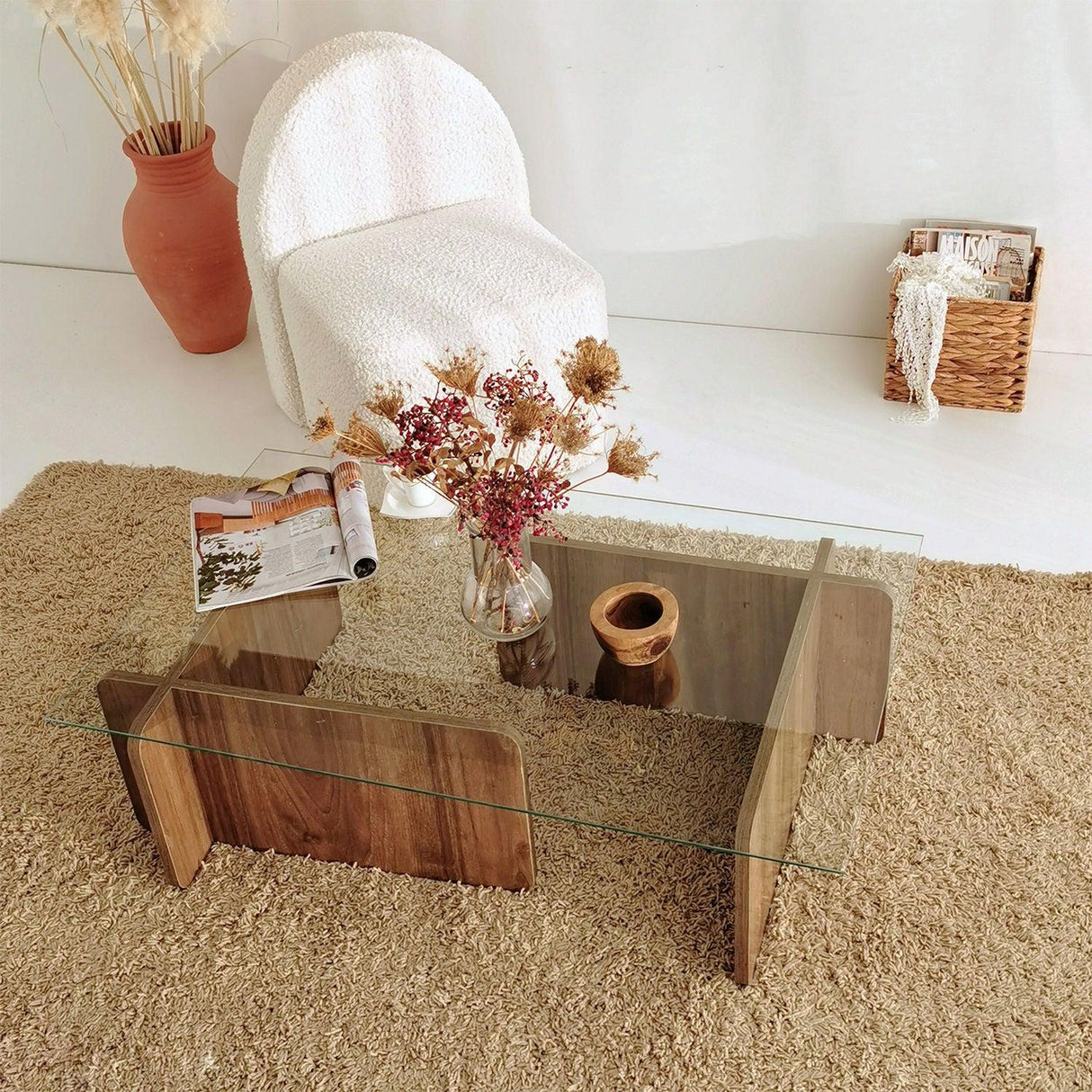 Măsuță de cafea Escape, Diverse culori, Diverse dimensiuni - Nuc - 105x65x30 cm | SKU: 552NOS2232 | Măsuță de cafea Escape, varianta Nuc - 105x65x30 cm, produs pentru amenajarea locuinței, disponibil online în România la CasaMob
