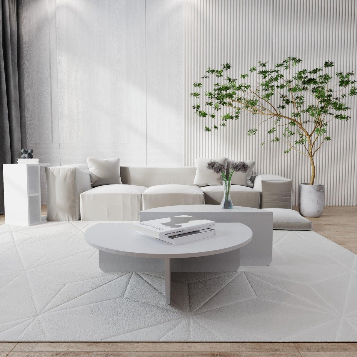 Măsuță de cafea Podium, Diverse culori, Diverse dimensiuni - Alb - 90x60x30 cm | SKU: 552NOS2233 | Măsuță de cafea Podium, varianta Alb - 90x60x30 cm, produs pentru amenajarea locuinței, disponibil online în România la CasaMob