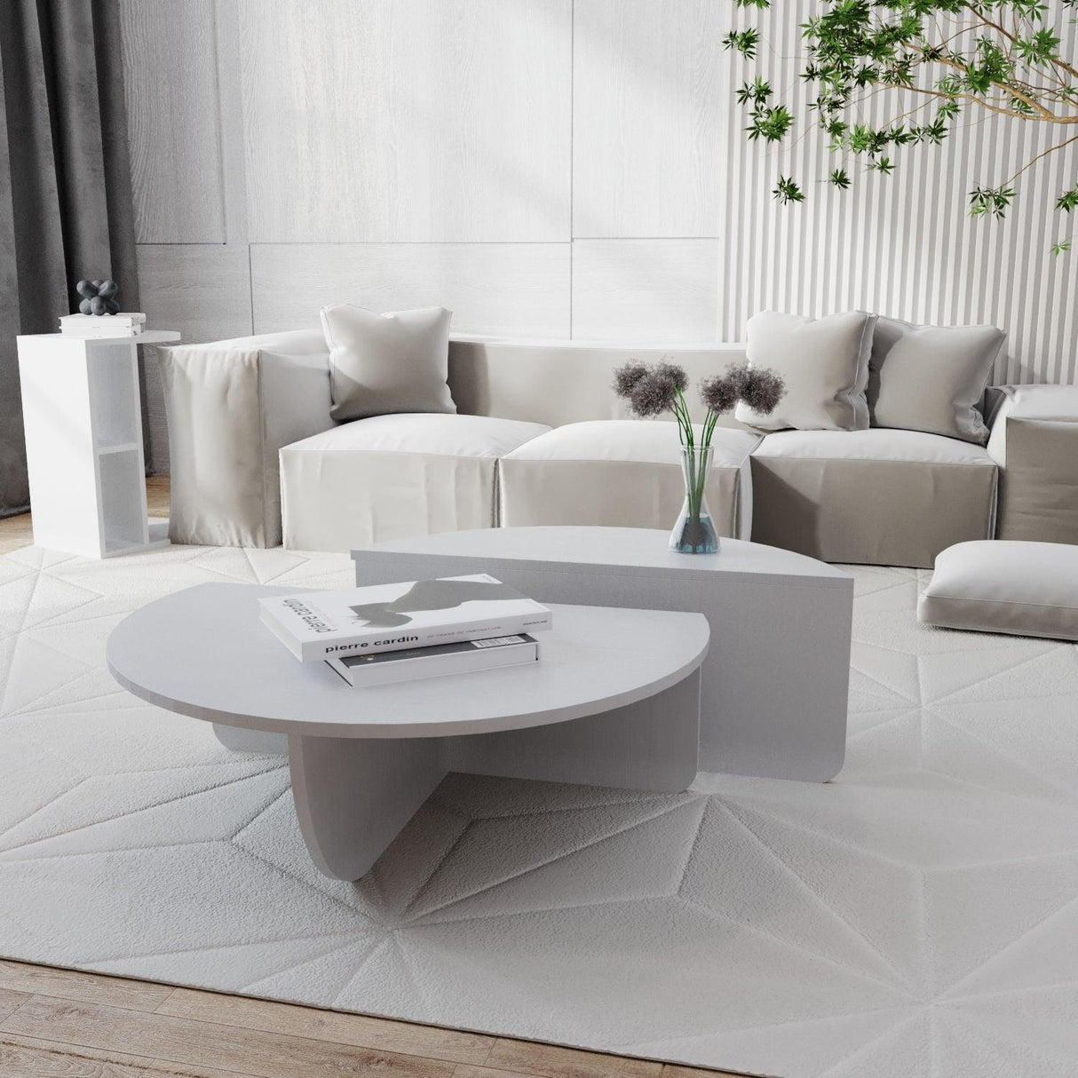 Măsuță de cafea Podium, Diverse culori, Diverse dimensiuni - Alb - 90x60x30 cm | SKU: 552NOS2233 | Măsuță de cafea Podium, varianta Alb - 90x60x30 cm, produs pentru amenajarea locuinței, disponibil online în România la CasaMob