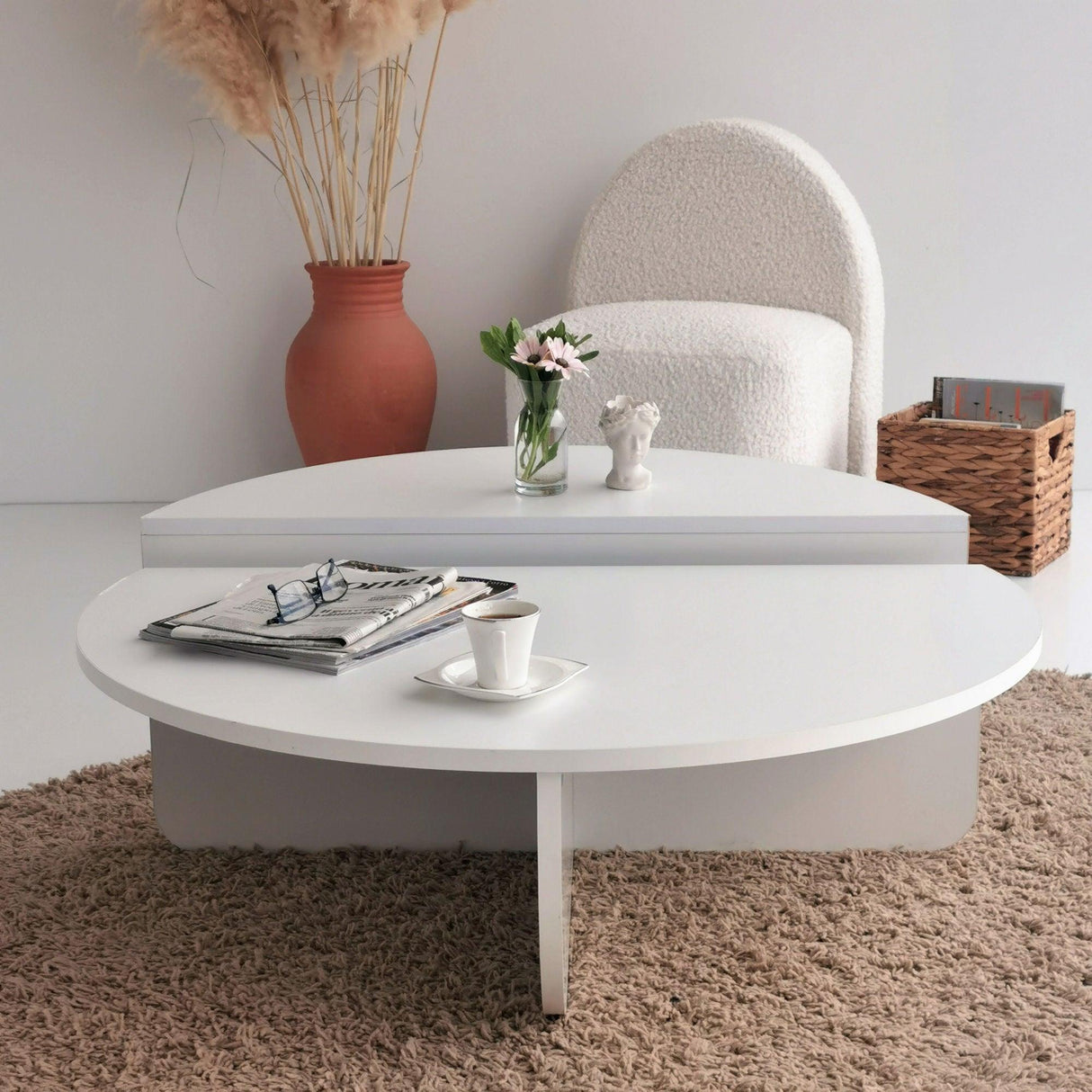 Măsuță de cafea Podium, Diverse culori, Diverse dimensiuni - Alb - 90x60x30 cm | SKU: 552NOS2233 | Măsuță de cafea Podium, varianta Alb - 90x60x30 cm, produs pentru amenajarea locuinței, disponibil online în România la CasaMob