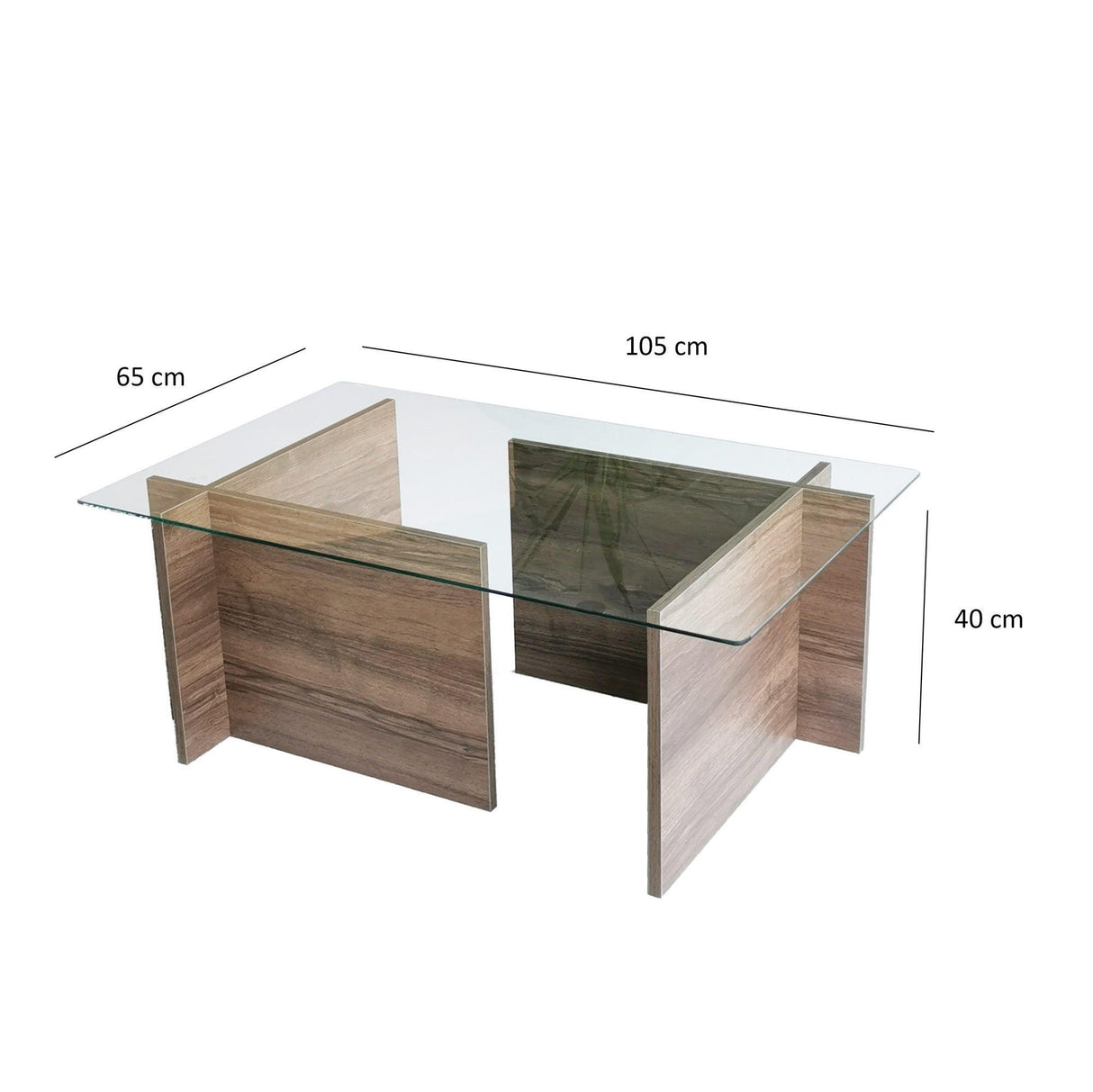 Măsuță de cafea New Escape, Diverse culori, 105x65x40 cm - Nuc | SKU: 552NOS2244 | Măsuță de cafea New Escape, 105x65x40 cm, varianta Nuc, produs pentru amenajarea locuinței, disponibil online în România la CasaMob