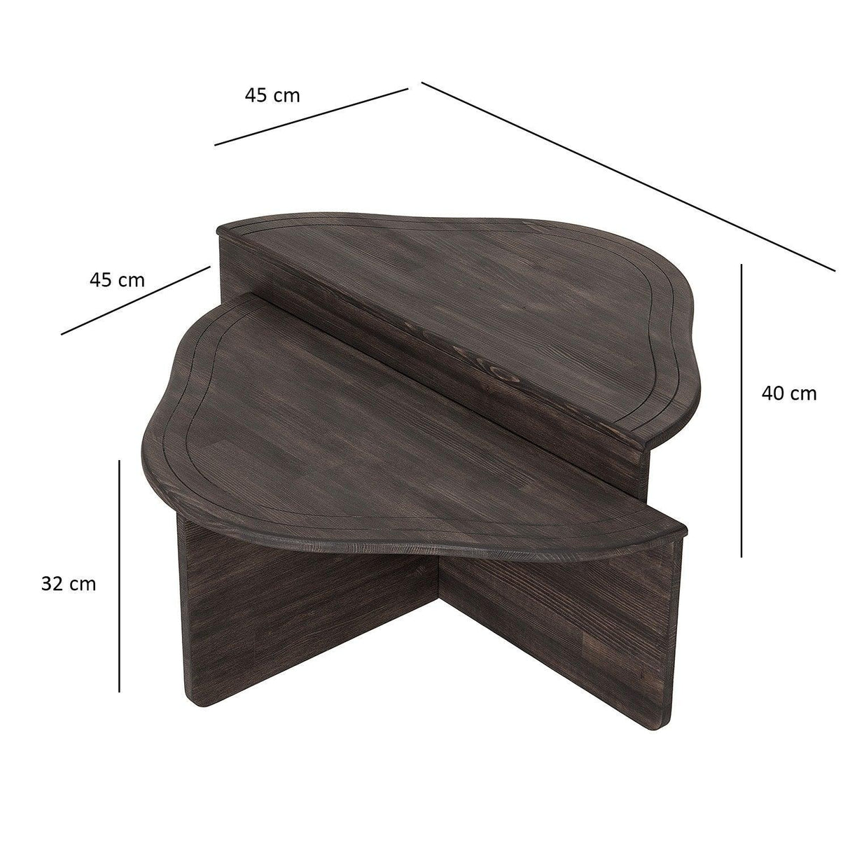 Masuta de cafea Reis Coffee Table, Gri, 90 x 40 x 45 cm - Gri, SKU 552NOS2252