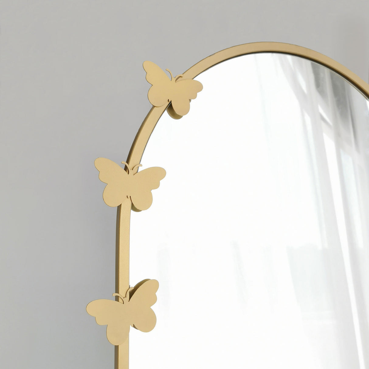 Oglindă mare Portal A904, Auriu mat, 65x2x180 cm