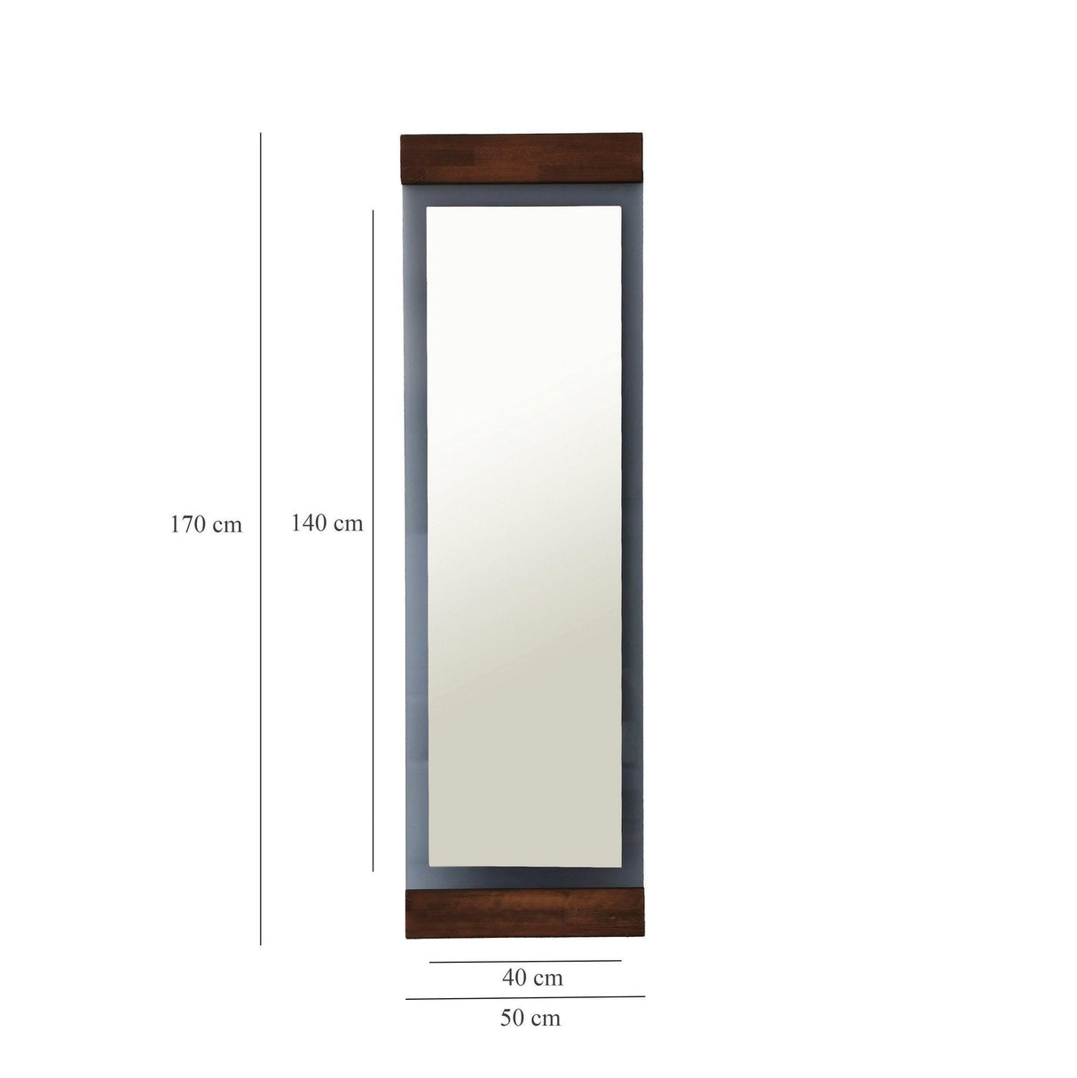 Oglindă mare Murano, Diverse culori, 50x3x170 cm - Nuc - Fumuriu | SKU: 552NOS2327 | Oglindă mare Murano, 50x3x170 cm, varianta Nuc - Fumuriu, produs pentru amenajarea locuinței, disponibil online în România la CasaMob