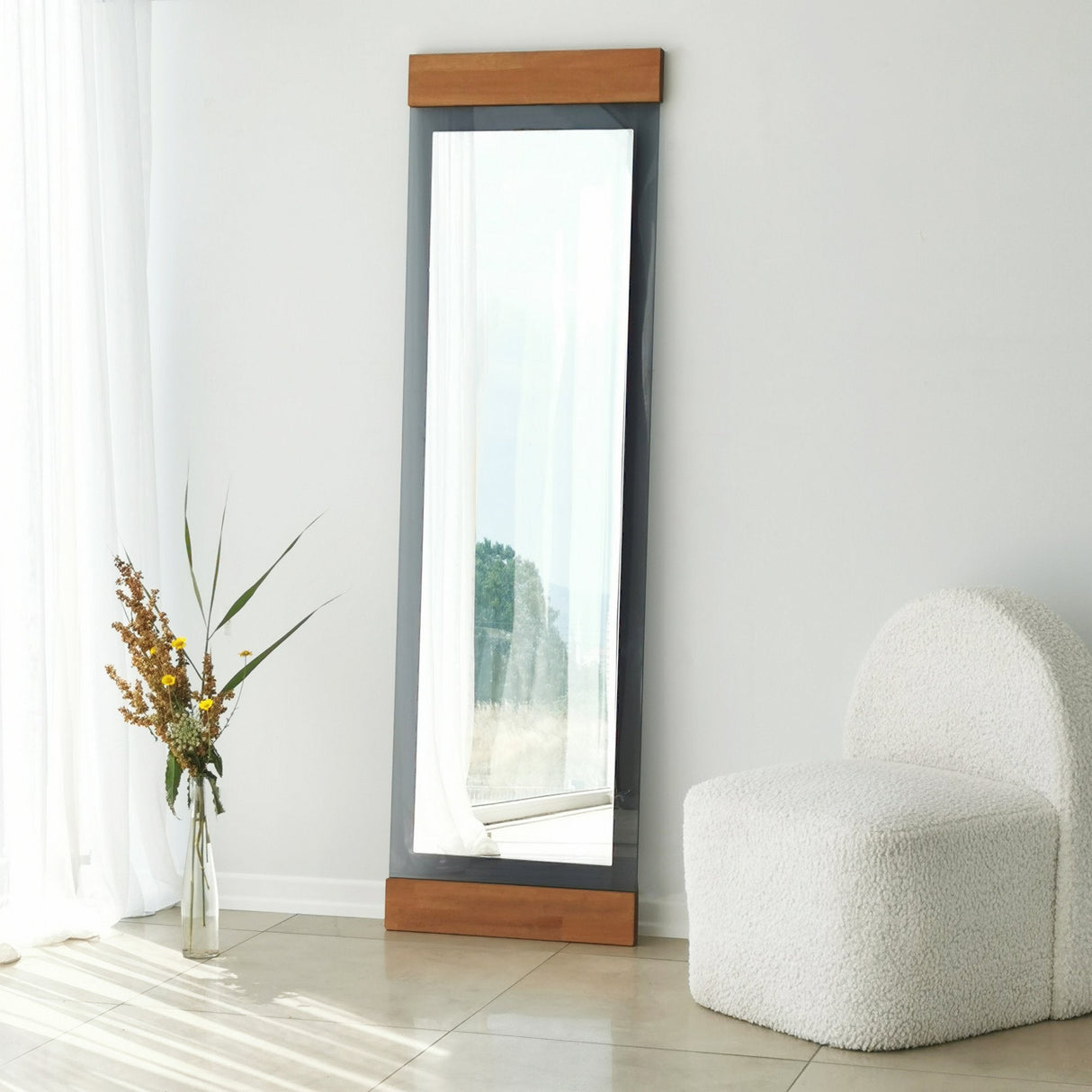 Oglindă mare Murano, Diverse culori, 50x3x170 cm - Stejar - Fumuriu | SKU: 552NOS2328 | Oglindă mare Murano, 50x3x170 cm, varianta Stejar - Fumuriu, produs pentru amenajarea locuinței, disponibil online în România la CasaMob