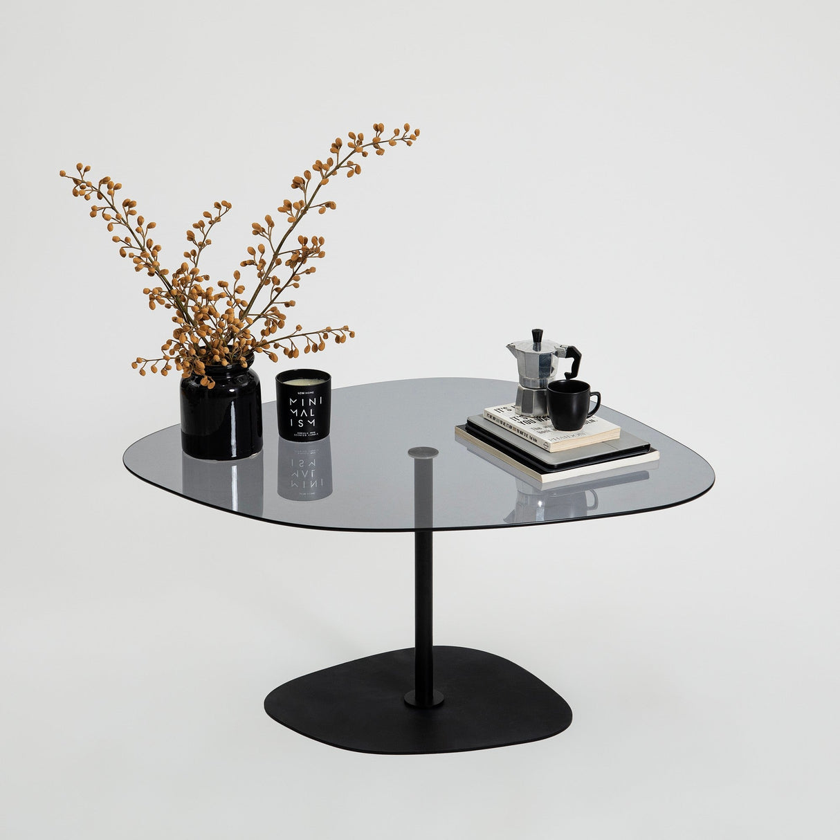 Măsuță de cafea Soho, Diverse culori, 85x67x40 cm - Gri închis - Negru | SKU: 552NOS2379 | Măsuță de cafea Soho, 85x67x40 cm, varianta Gri închis - Negru, produs pentru amenajarea locuinței, disponibil online în România la CasaMob