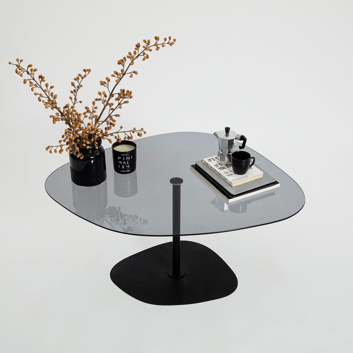 Măsuță de cafea Soho, Diverse culori, 85x67x40 cm - Gri închis - Negru | SKU: 552NOS2379 | Măsuță de cafea Soho, 85x67x40 cm, varianta Gri închis - Negru, produs pentru amenajarea locuinței, disponibil online în România la CasaMob