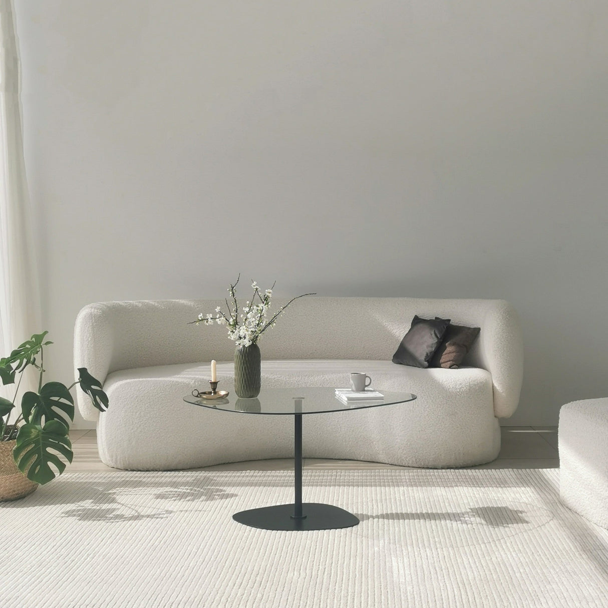 Măsuță de cafea Soho, Diverse culori, 85x67x40 cm - Transparent - Negru | SKU: 552NOS2381 | Măsuță de cafea Soho, 85x67x40 cm, varianta Transparent - Negru, produs pentru amenajarea locuinței, disponibil online în România la CasaMob