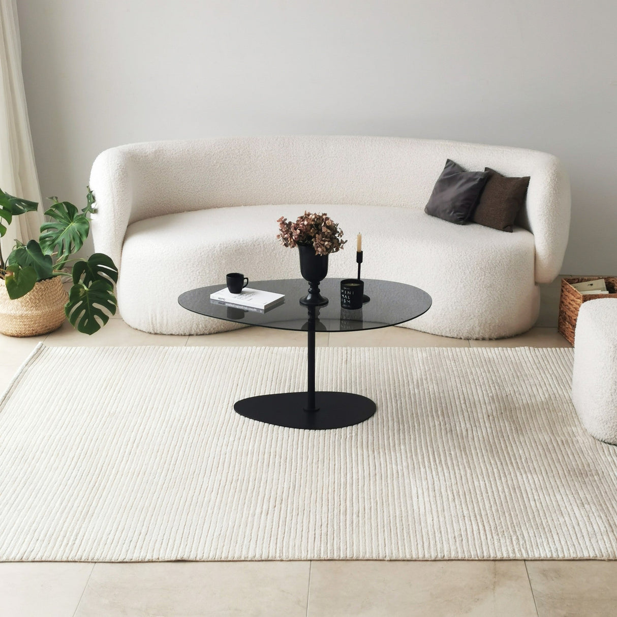 Măsuță de cafea Porto, Diverse culori, 90x60x40 cm - Gri închis - Negru | SKU: 552NOS2383 | Măsuță de cafea Porto, 90x60x40 cm, varianta Gri închis - Negru, produs pentru amenajarea locuinței, disponibil online în România la CasaMob