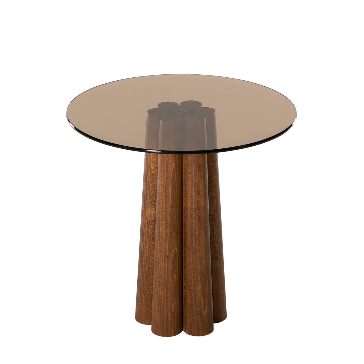 Măsuță de cafea Thales, Diverse culori, 50x50x50 cm - Bronz - Nuc | SKU: 552NOS2393 | Măsuță de cafea Thales, 50x50x50 cm, varianta Bronz - Nuc, produs pentru amenajarea locuinței, disponibil online în România la CasaMob