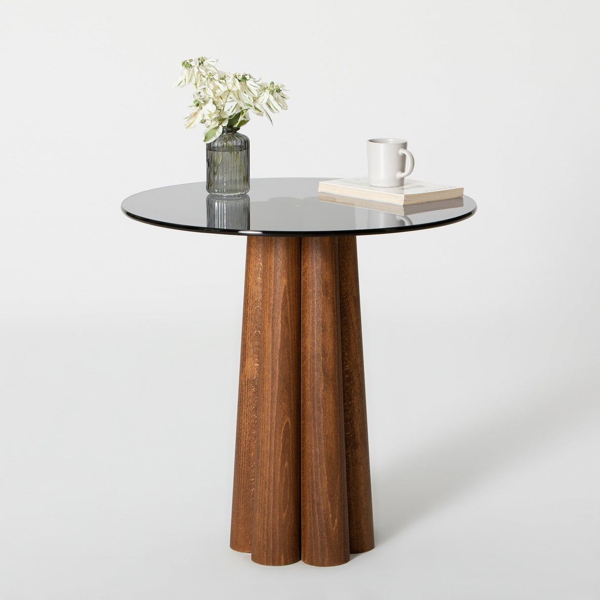 Măsuță de cafea Thales, Diverse culori, 50x50x50 cm - Nuc - Gri închis | SKU: 552NOS2394 | Măsuță de cafea Thales, 50x50x50 cm, varianta Nuc - Gri închis, produs pentru amenajarea locuinței, disponibil online în România la CasaMob
