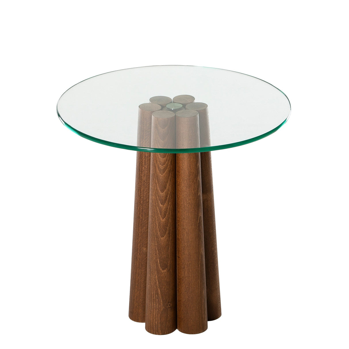Măsuță de cafea Thales, Diverse culori, 50x50x50 cm - Nuc - Transparent | SKU: 552NOS2396 | Măsuță de cafea Thales, 50x50x50 cm, varianta Nuc - Transparent, produs pentru amenajarea locuinței, disponibil online în România la CasaMob