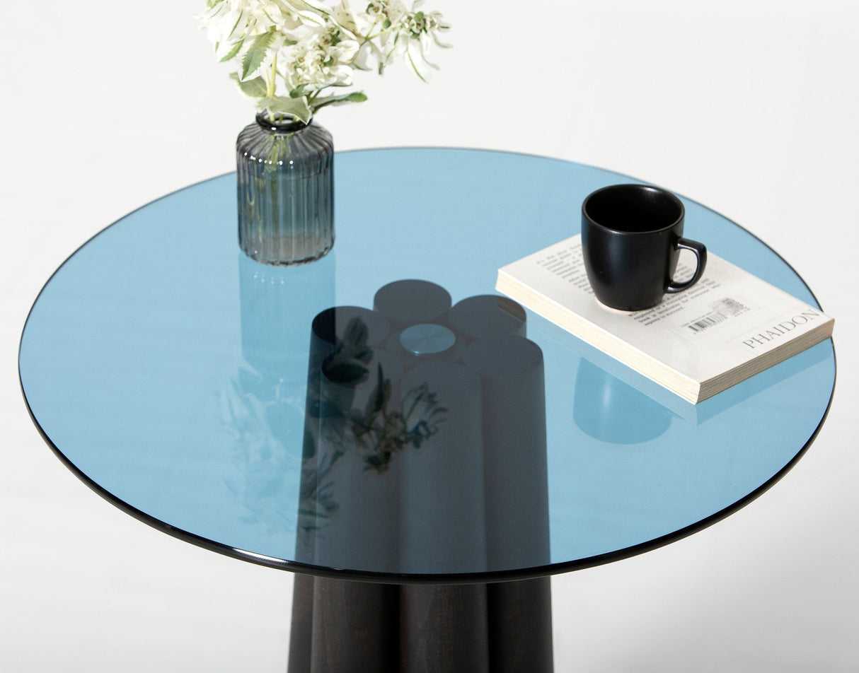 Măsuță de cafea Thales, Diverse culori, 50x50x50 cm - Negru - Albastru | SKU: 552NOS2399 | Măsuță de cafea Thales, 50x50x50 cm, varianta Negru - Albastru, produs pentru amenajarea locuinței, disponibil online în România la CasaMob