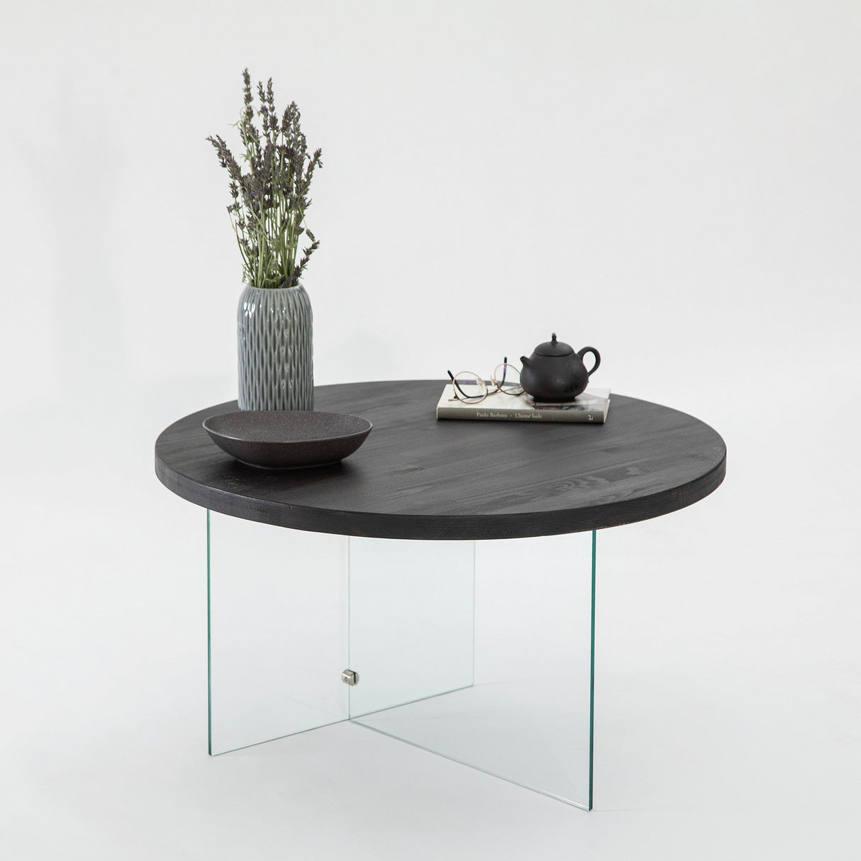 Măsuță de cafea Serenity, Diverse culori - Antracit - Transparent | SKU: 552NOS2403 | Măsuță de cafea Serenity, varianta Antracit - Transparent, produs pentru amenajarea locuinței, disponibil online în România la CasaMob