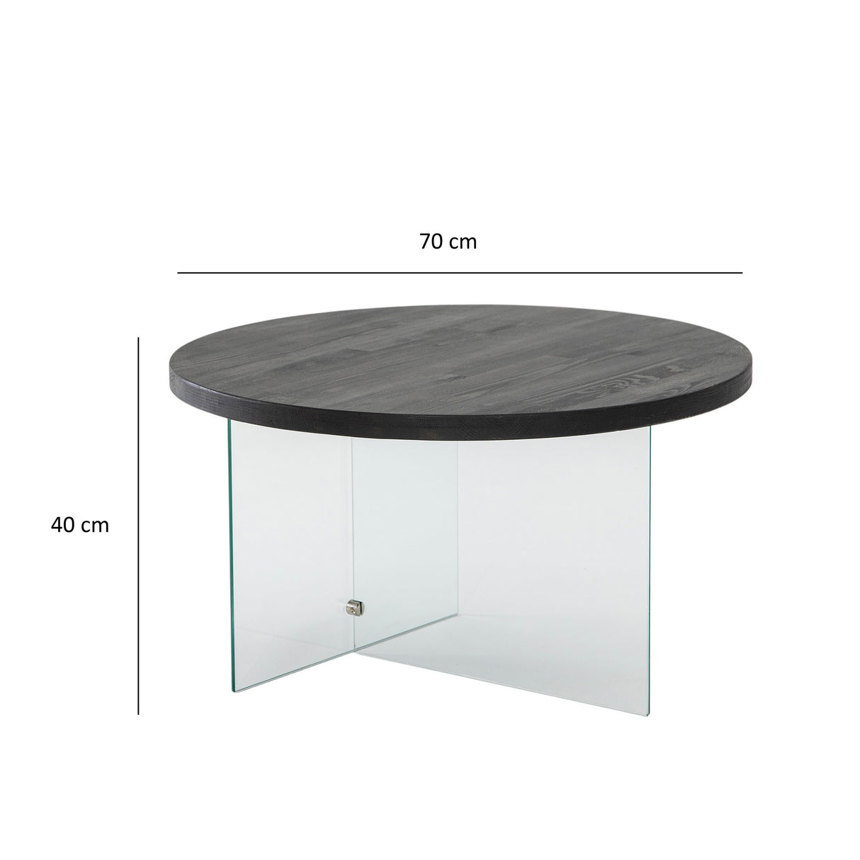 Măsuță de cafea Serenity, Diverse culori - Antracit - Transparent | SKU: 552NOS2403 | Măsuță de cafea Serenity, varianta Antracit - Transparent, produs pentru amenajarea locuinței, disponibil online în România la CasaMob
