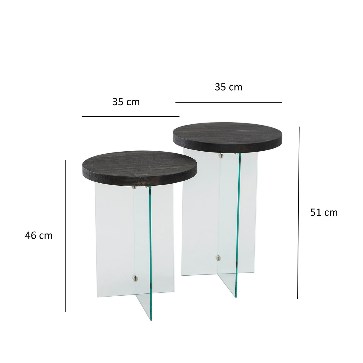 Măsuță de cafea Serenity 2, Diverse culori - Antracit - Transparent | SKU: 552NOS2404 | Măsuță de cafea Serenity 2, varianta Antracit - Transparent, produs pentru amenajarea locuinței, disponibil online în România la CasaMob