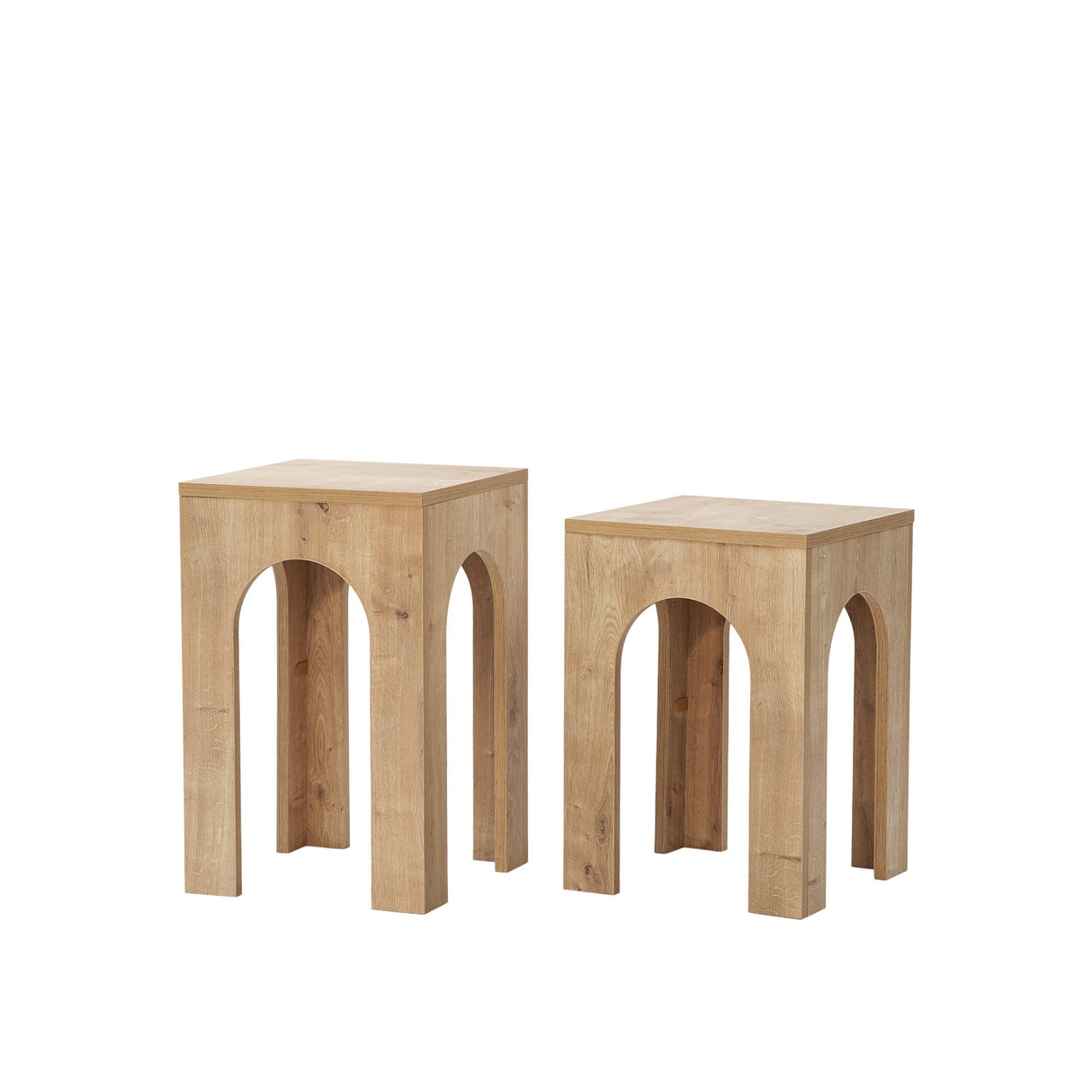 Măsuță de cafea Collesium Set - Sapphire Oak, Stejar