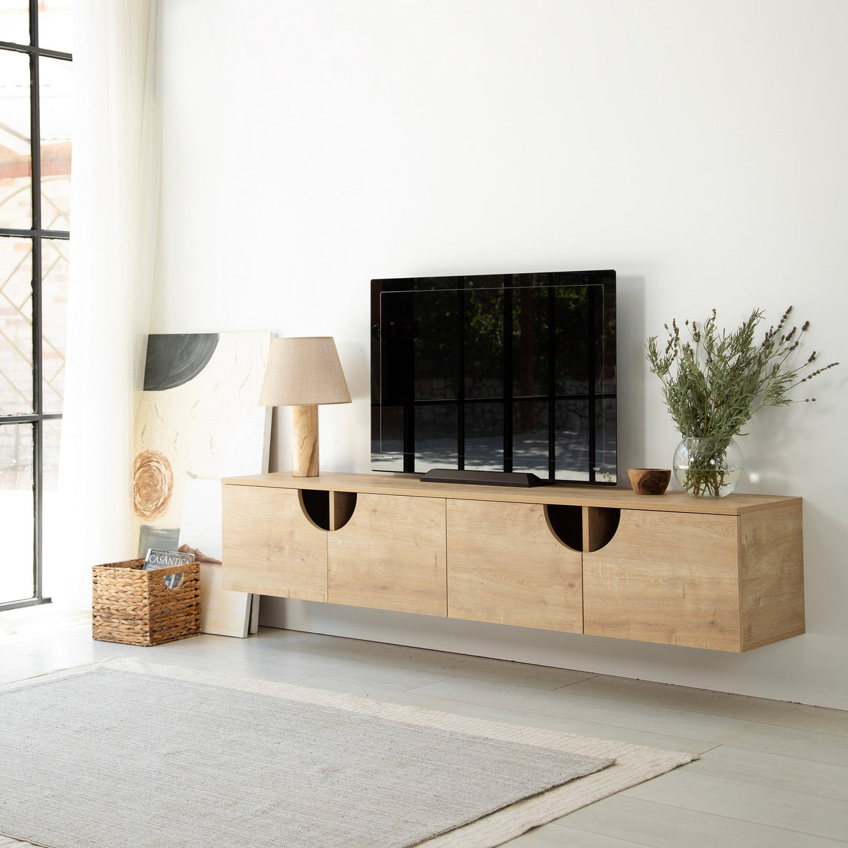 Mobilier Grotte 180x35 - Stejar, SKU 552NOS2437
