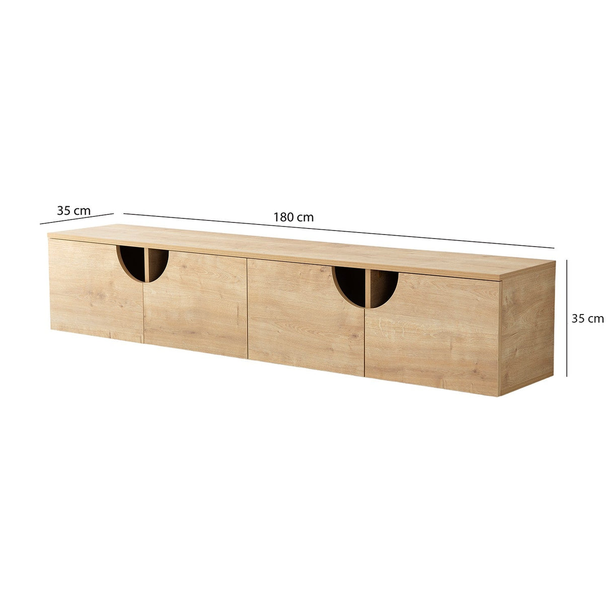 Mobilier Grotte 180x35 - Stejar, SKU 552NOS2437