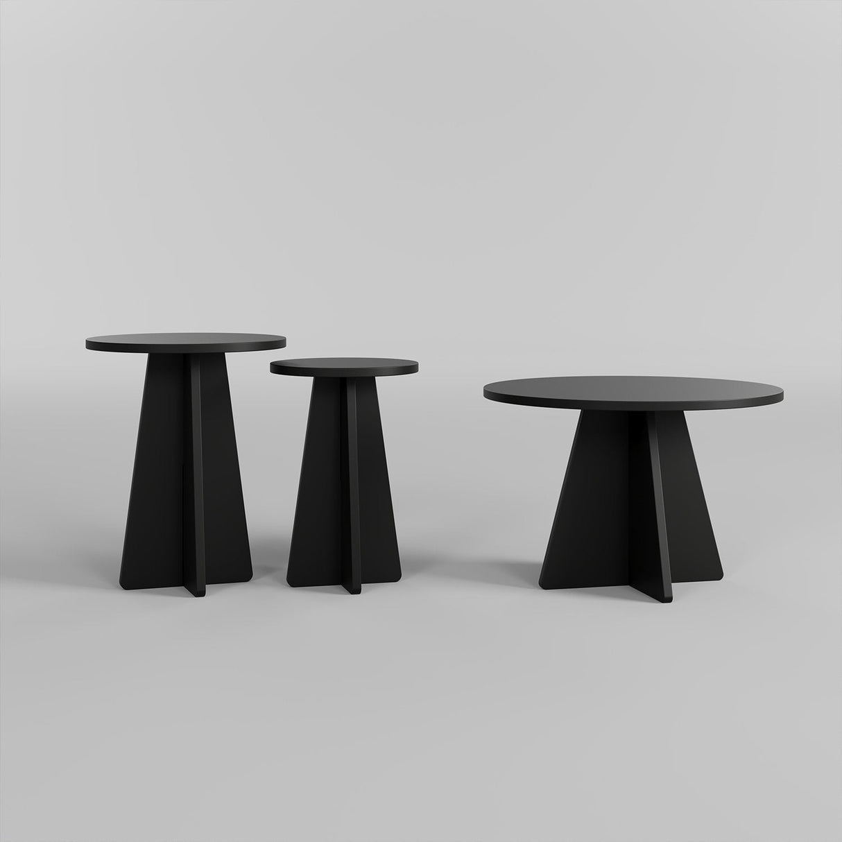 Măsuță de cafea Mushroom 2, Diverse culori, 40x40x50 cm - Negru | SKU: 552NOS2473 | Măsuță de cafea Mushroom 2, 40x40x50 cm, varianta Negru, produs pentru amenajarea locuinței, disponibil online în România la CasaMob
