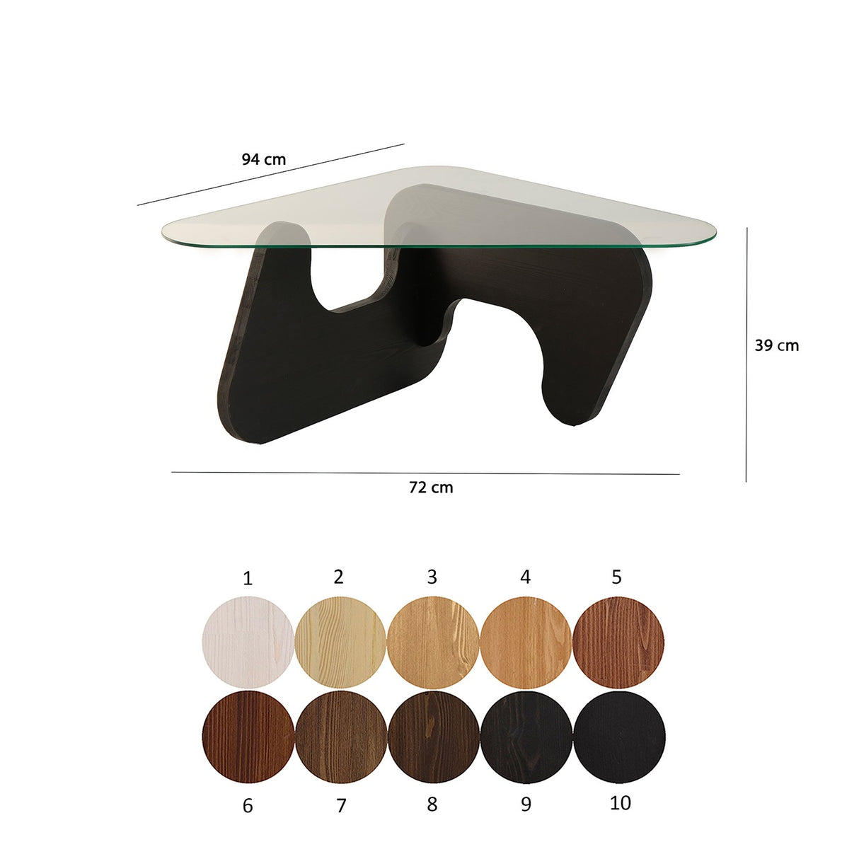 Măsuță de cafea Freya, Diverse culori, Diverse configurații, Diverse dimensiuni - Antracit - 94x72x38 cm - Standard | SKU: 552NOS2540 | Măsuță de cafea Freya, varianta Antracit - 94x72x38 cm - Standard, produs pentru amenajarea locuinței, disponibil online în România la CasaMob