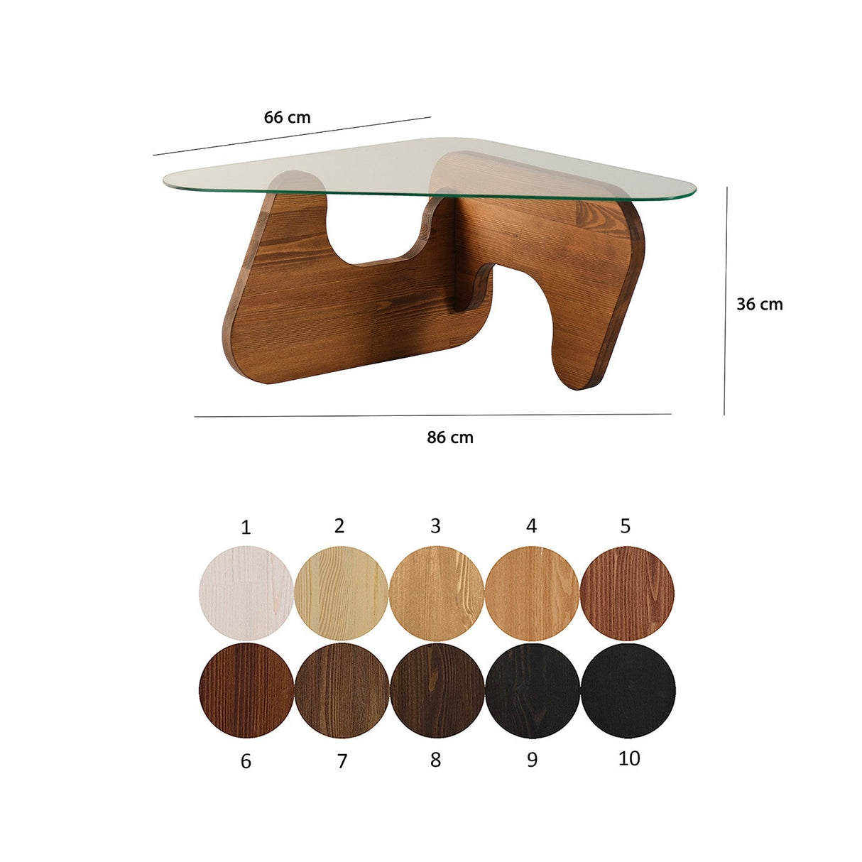 Măsuță de cafea Freya, Diverse culori, Diverse configurații, Diverse dimensiuni - Castaniu - 86x66x36 cm - Standard | SKU: 552NOS2541 | Măsuță de cafea Freya, varianta Castaniu - 86x66x36 cm - Standard, produs pentru amenajarea locuinței, disponibil online în România la CasaMob