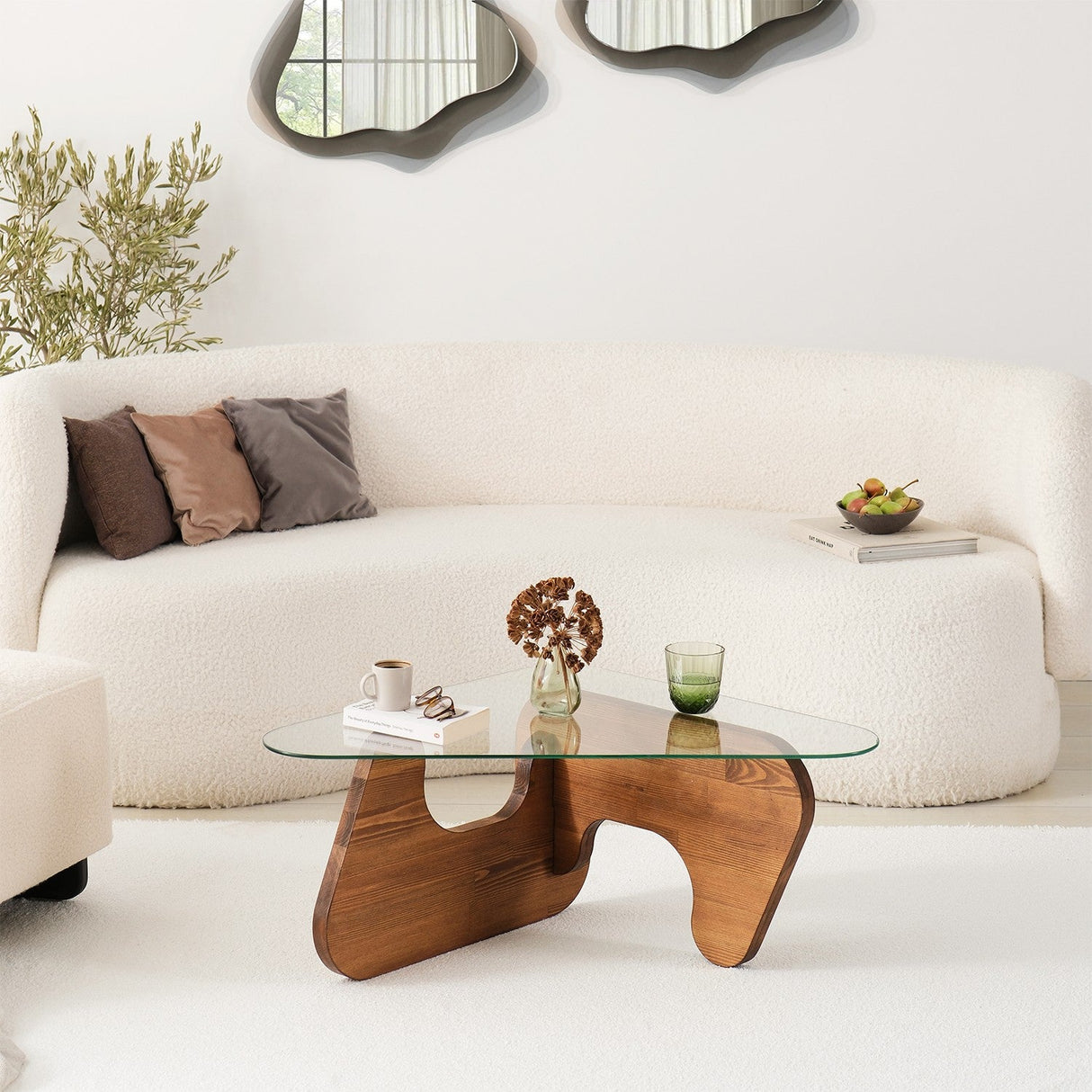 Măsuță de cafea Freya, Diverse culori, Diverse configurații, Diverse dimensiuni - Castaniu - 86x66x36 cm - Standard | SKU: 552NOS2541 | Măsuță de cafea Freya, varianta Castaniu - 86x66x36 cm - Standard, produs pentru amenajarea locuinței, disponibil online în România la CasaMob