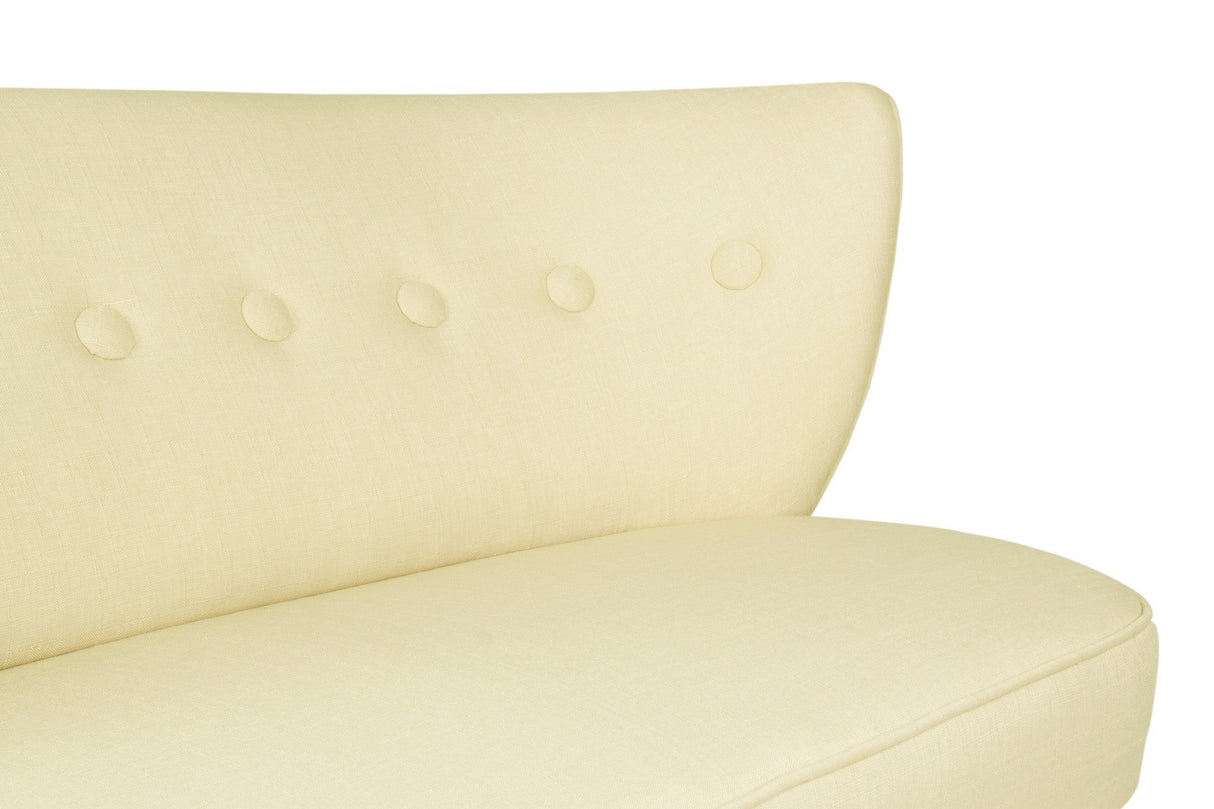 Canapea fixă 2 locuri Bienville, Diverse culori, 141x73x77 cm - Crem | SKU: 558ZEN1201 | Canapea fixă 2 locuri Bienville, 141x73x77 cm, varianta Crem, produs pentru amenajarea locuinței, disponibil online în România la CasaMob