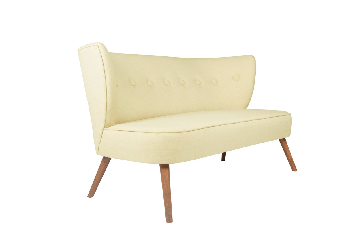 Canapea fixă 2 locuri Bienville, Diverse culori, 141x73x77 cm - Crem | SKU: 558ZEN1201 | Canapea fixă 2 locuri Bienville, 141x73x77 cm, varianta Crem, produs pentru amenajarea locuinței, disponibil online în România la CasaMob