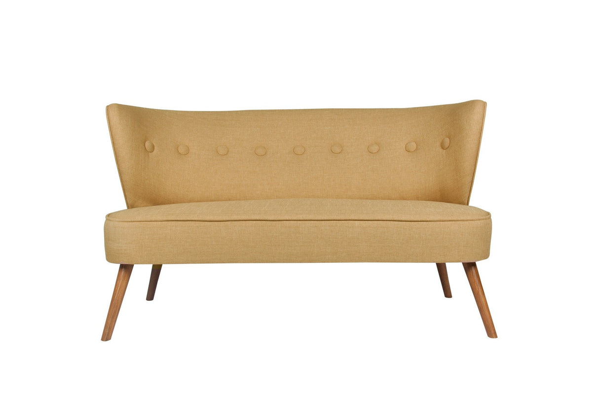 Canapea fixă 2 locuri Bienville, Diverse culori, 141x73x77 cm - Milky brown | SKU: 558ZEN1202 | Canapea fixă 2 locuri Bienville, 141x73x77 cm, varianta Milky brown, produs pentru amenajarea locuinței, disponibil online în România la CasaMob