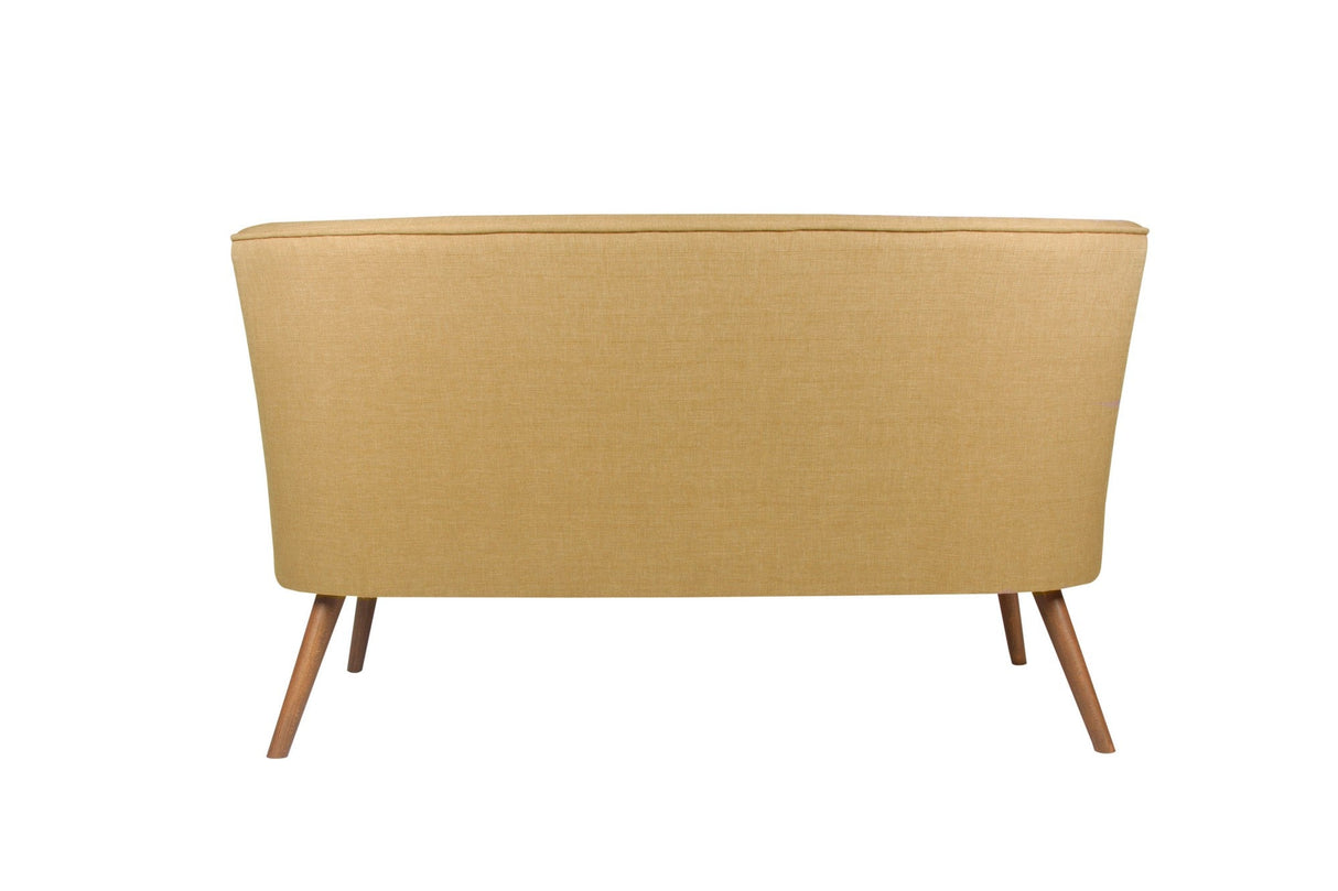 Canapea fixă 2 locuri Bienville, Diverse culori, 141x73x77 cm - Milky brown | SKU: 558ZEN1202 | Canapea fixă 2 locuri Bienville, 141x73x77 cm, varianta Milky brown, produs pentru amenajarea locuinței, disponibil online în România la CasaMob