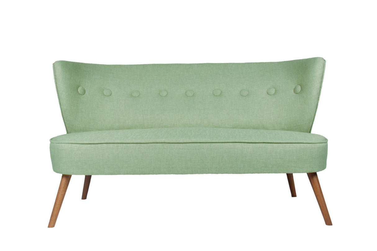 Canapea fixă 2 locuri Bienville, Diverse culori, 141x73x77 cm - Petrol green | SKU: 558ZEN1205 | Canapea fixă 2 locuri Bienville, 141x73x77 cm, varianta Petrol green, produs pentru amenajarea locuinței, disponibil online în România la CasaMob