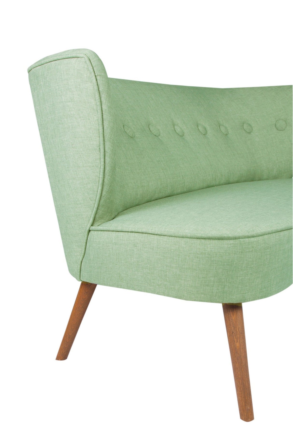 Canapea fixă 2 locuri Bienville, Diverse culori, 141x73x77 cm - Petrol green | SKU: 558ZEN1205 | Canapea fixă 2 locuri Bienville, 141x73x77 cm, varianta Petrol green, produs pentru amenajarea locuinței, disponibil online în România la CasaMob