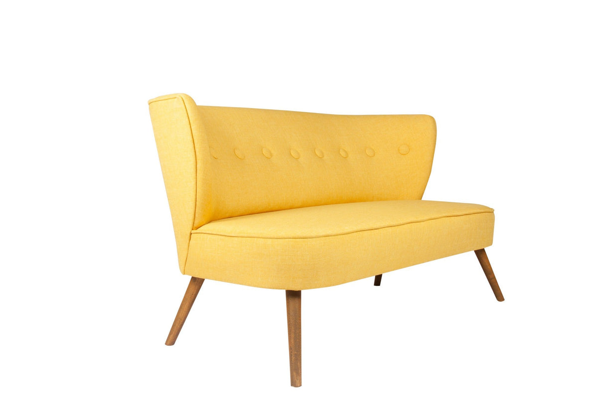 Canapea fixă 2 locuri Bienville, Diverse culori, 141x73x77 cm - Galben | SKU: 558ZEN1207 | Canapea fixă 2 locuri Bienville, 141x73x77 cm, varianta Galben, produs pentru amenajarea locuinței, disponibil online în România la CasaMob