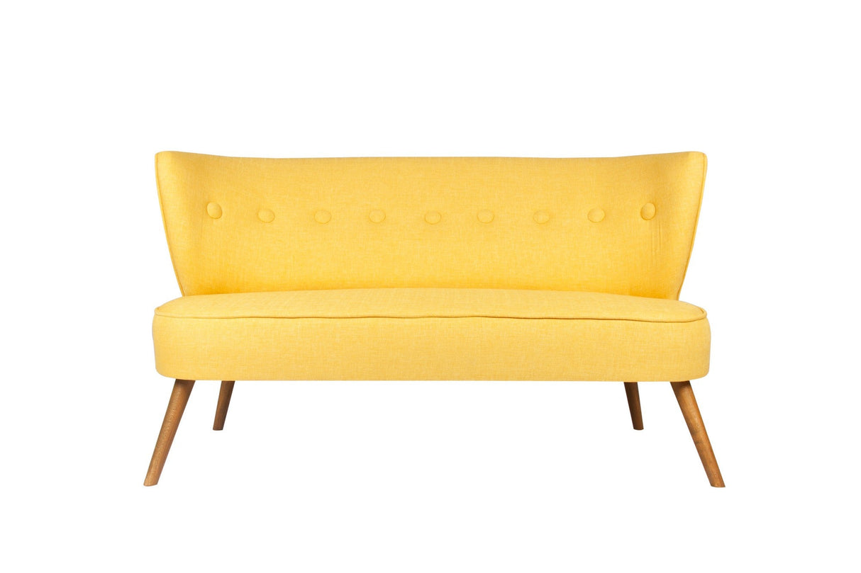 Canapea fixă 2 locuri Bienville, Diverse culori, 141x73x77 cm - Galben | SKU: 558ZEN1207 | Canapea fixă 2 locuri Bienville, 141x73x77 cm, varianta Galben, produs pentru amenajarea locuinței, disponibil online în România la CasaMob