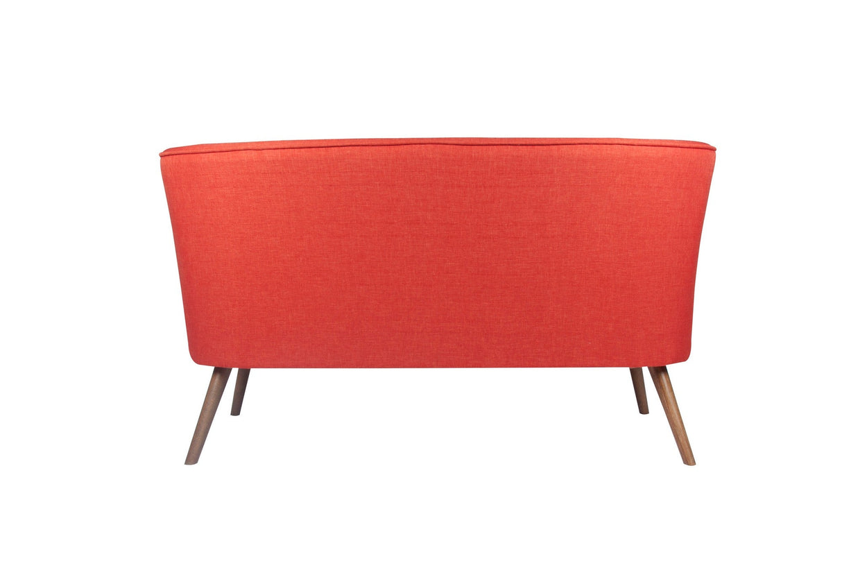 Canapea fixă 2 locuri Bienville, Diverse culori, 141x73x77 cm - Roșu cărămiziu | SKU: 558ZEN1209 | Canapea fixă 2 locuri Bienville, 141x73x77 cm, varianta Roșu cărămiziu, produs pentru amenajarea locuinței, disponibil online în România la CasaMob