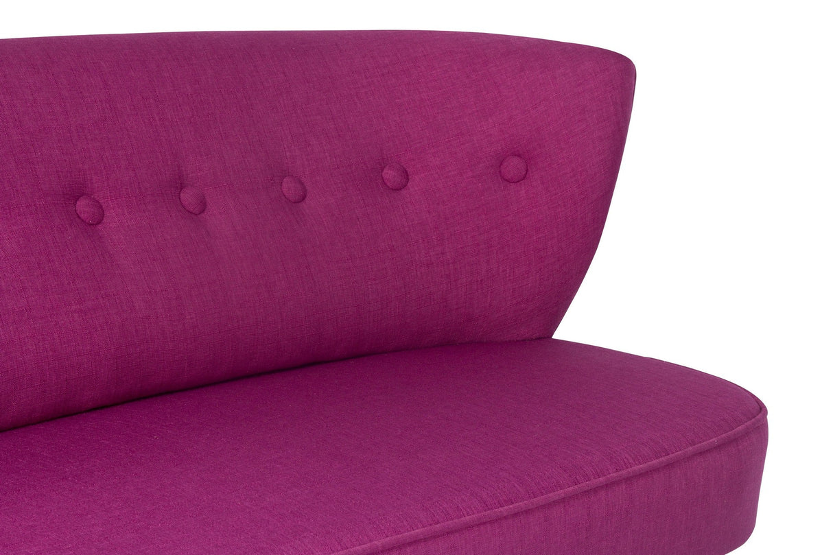 Canapea fixă 2 locuri Bienville, Diverse culori, 141x73x77 cm - Mov | SKU: 558ZEN1210 | Canapea fixă 2 locuri Bienville, 141x73x77 cm, varianta Mov, produs pentru amenajarea locuinței, disponibil online în România la CasaMob