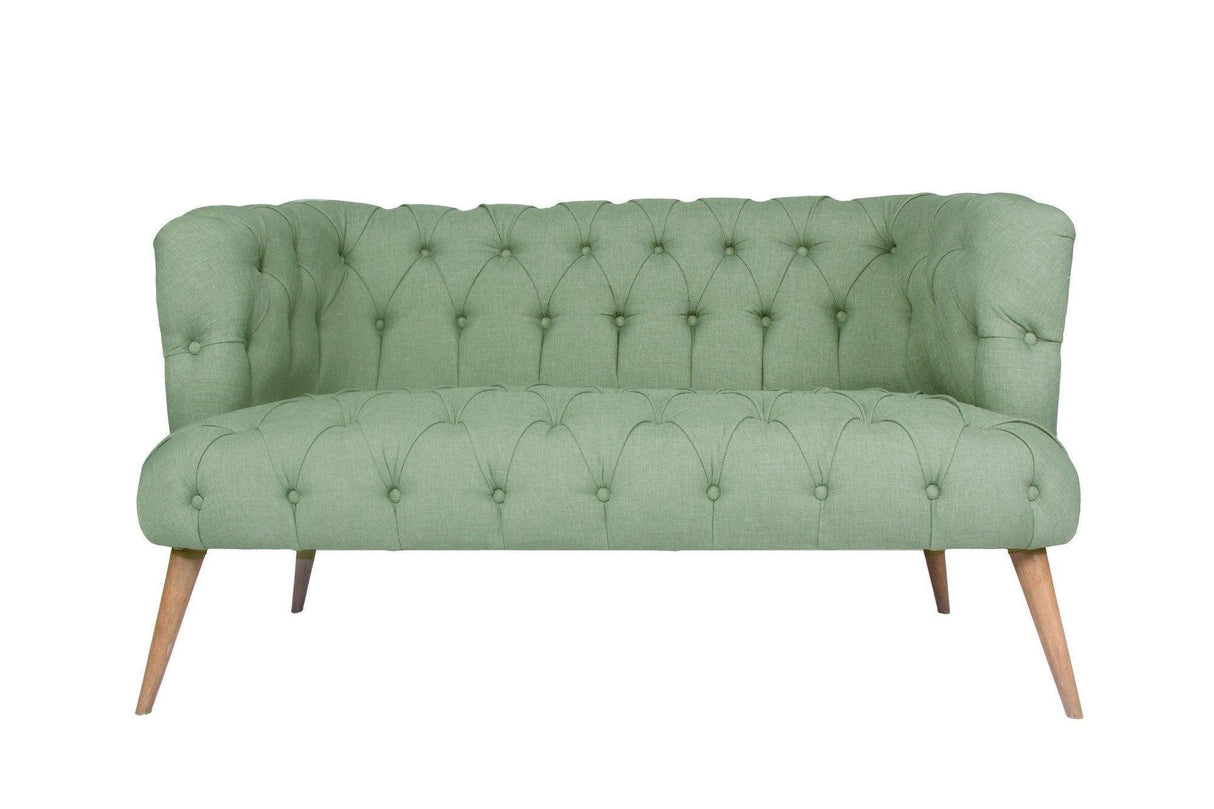 Canapea fixă 2 locuri West Monroe, Diverse culori, 140x75x76 cm - Petrol green | SKU: 558ZEN1225 | Canapea fixă 2 locuri West Monroe, 140x75x76 cm, varianta Petrol green, produs pentru amenajarea locuinței, disponibil online în România la CasaMob