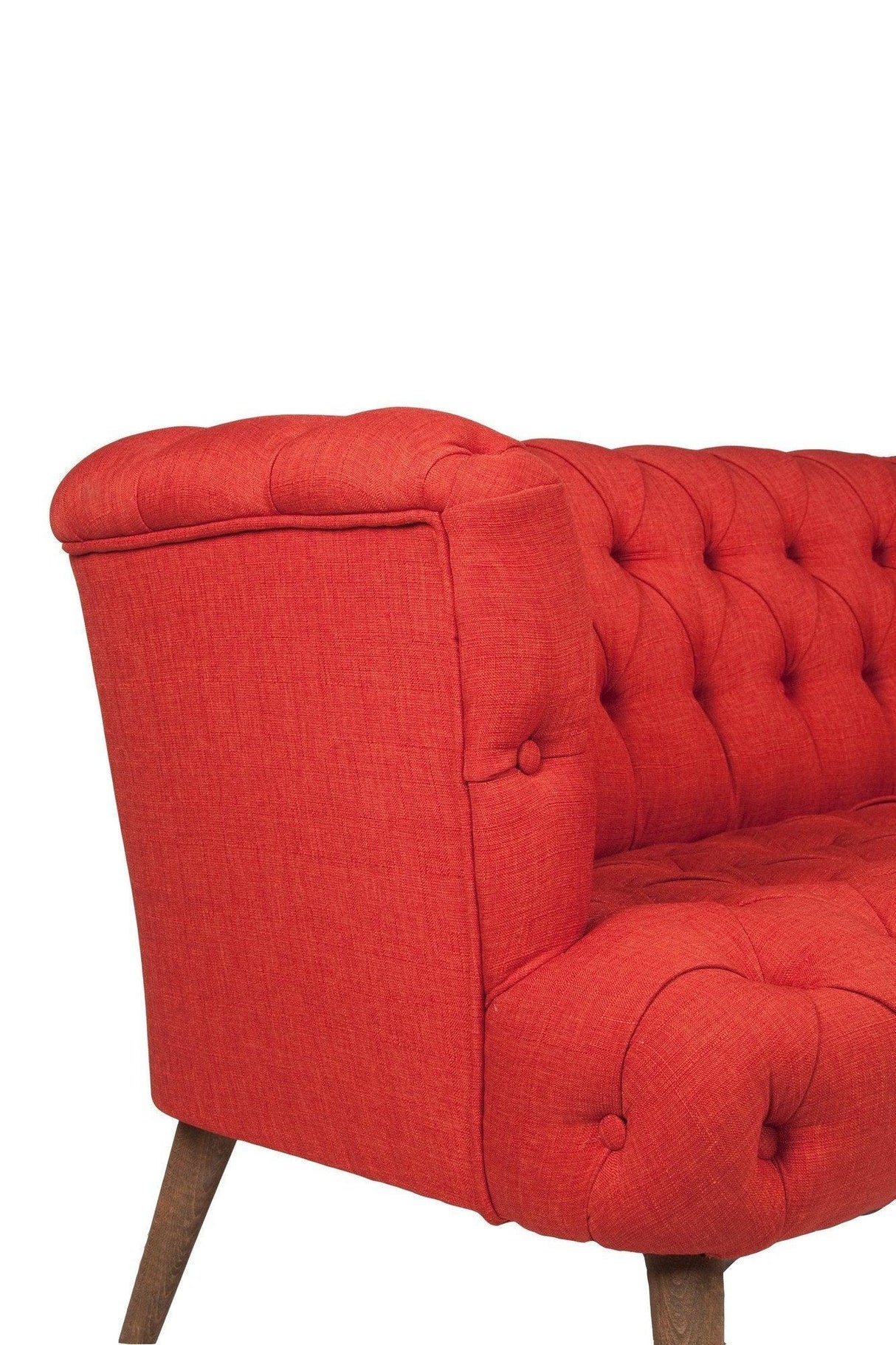 Canapea fixă 2 locuri West Monroe, Diverse culori, 140x75x76 cm - Roșu cărămiziu | SKU: 558ZEN1229 | Canapea fixă 2 locuri West Monroe, 140x75x76 cm, varianta Roșu cărămiziu, produs pentru amenajarea locuinței, disponibil online în România la CasaMob