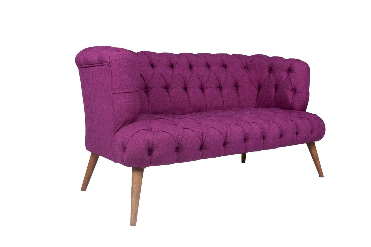 Canapea fixă 2 locuri West Monroe, Diverse culori, 140x75x76 cm - Mov | SKU: 558ZEN1230 | Canapea fixă 2 locuri West Monroe, 140x75x76 cm, varianta Mov, produs pentru amenajarea locuinței, disponibil online în România la CasaMob