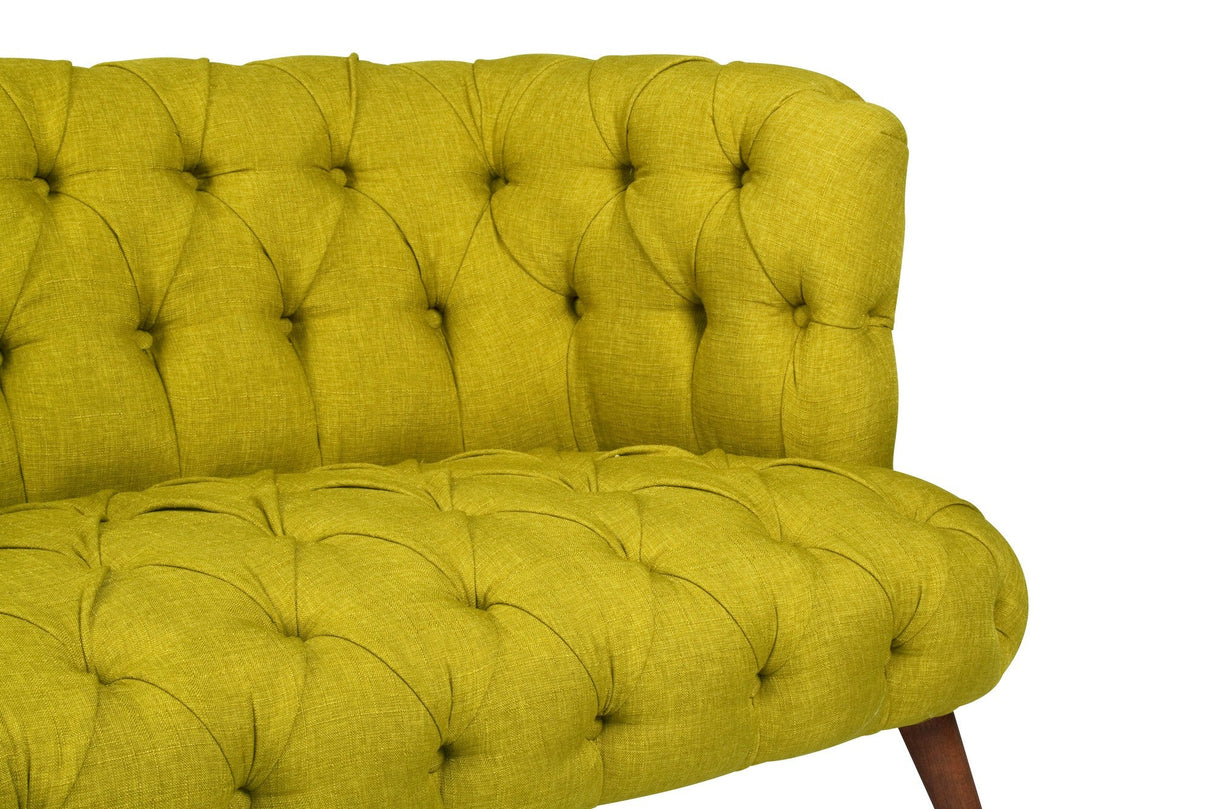 Canapea fixă 2 locuri West Monroe, Diverse culori, 140x75x76 cm - Pistachio green | SKU: 558ZEN1226 | Canapea fixă 2 locuri West Monroe, 140x75x76 cm, varianta Pistachio green, produs pentru amenajarea locuinței, disponibil online în România la CasaMob