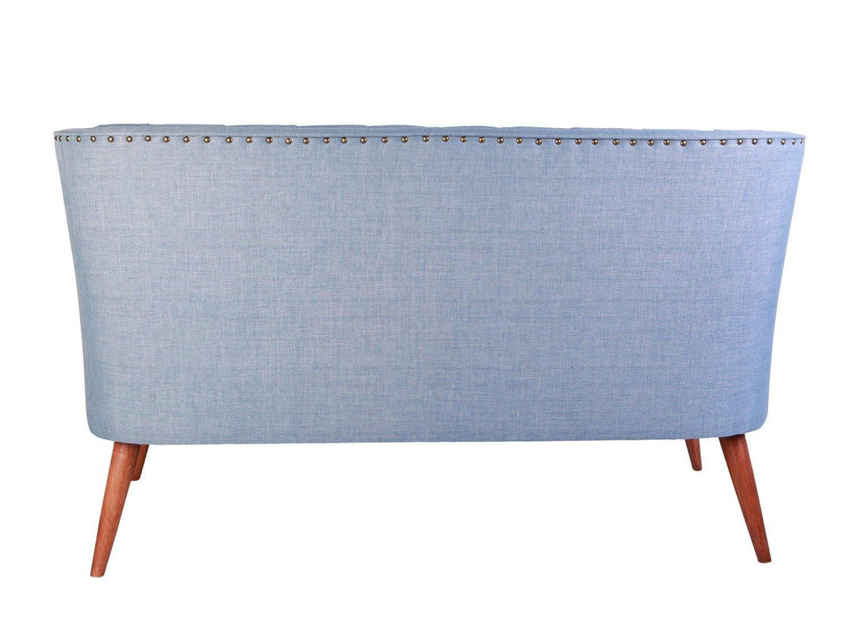 Canapea fixă 2 locuri Lamont, Diverse culori, 140x74x80 cm - Indigo blue | SKU: 558ZEN1234 | Canapea fixă 2 locuri Lamont, 140x74x80 cm, varianta Indigo blue, produs pentru amenajarea locuinței, disponibil online în România la CasaMob